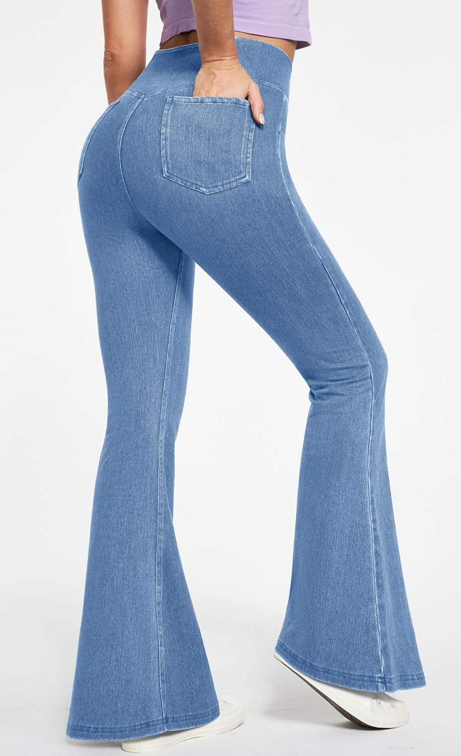 Detalle 2 de IUGA Pull-On Flare Jeans