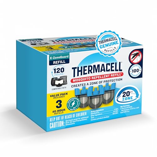 Detalle de Thermacell E-ZoneGuard Mosquito Repellent Refill, 120-Hr Value Pack