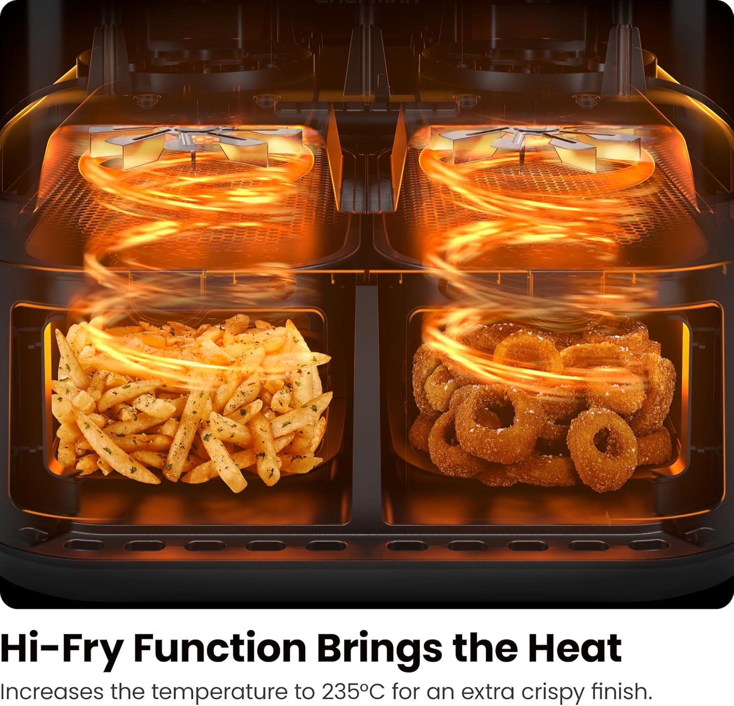 Thumbnail 5 de CHEFMAN 5.6L Dual Air Fryer Oven