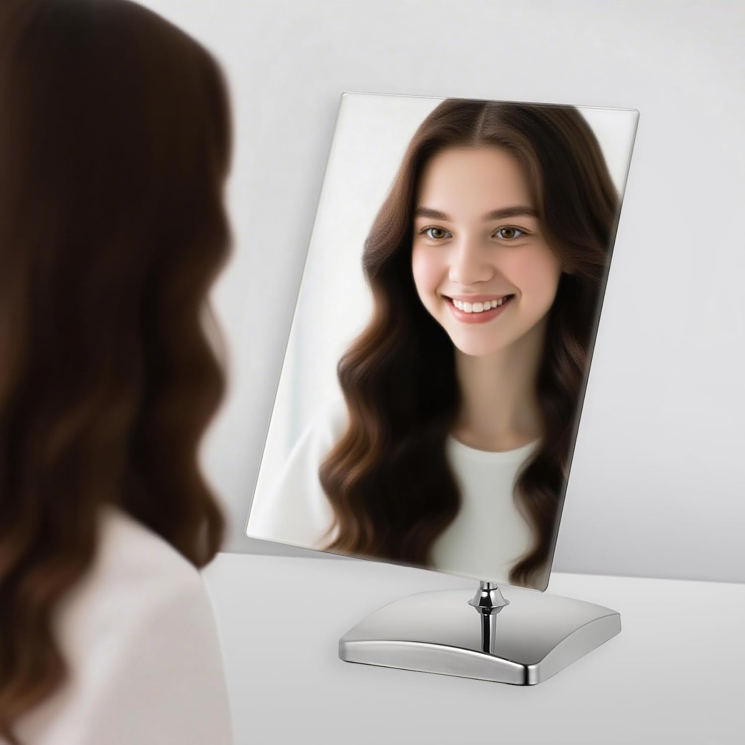 Detalle de Rectangular Makeup Mirror 18 x 25 cm