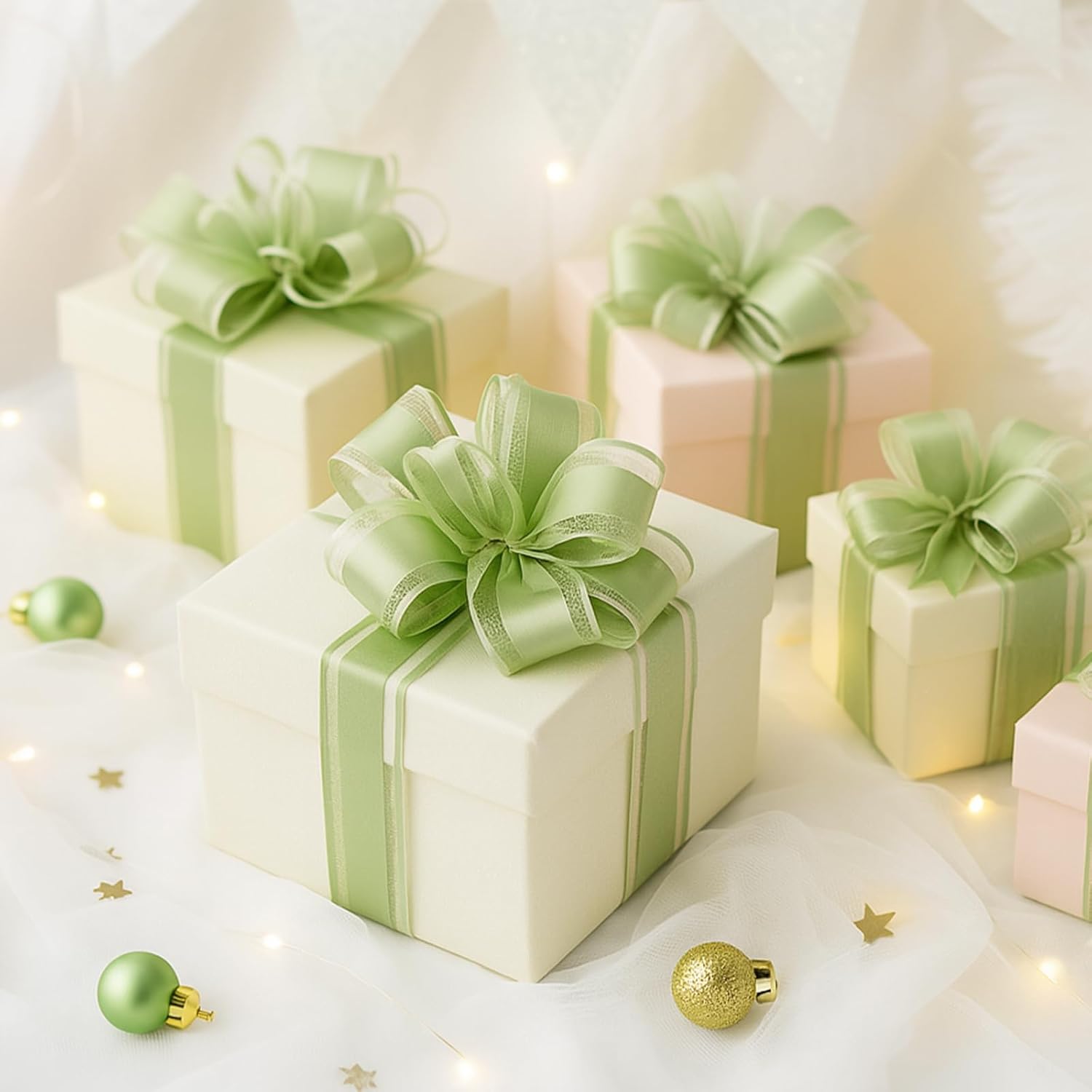 Thumbnail 6 de jijAcraft Salbeigrün Schleife 15 cm 🎀