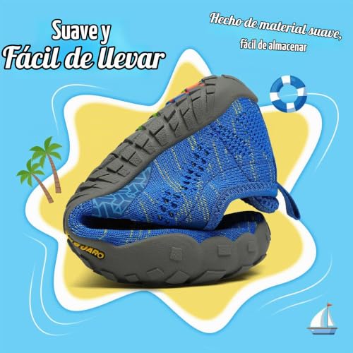 Thumbnail 5 de SAGUARO Zapatillas de Trail para Niñas – Modelo Descalzo Transpirable, Azul, 29 EU