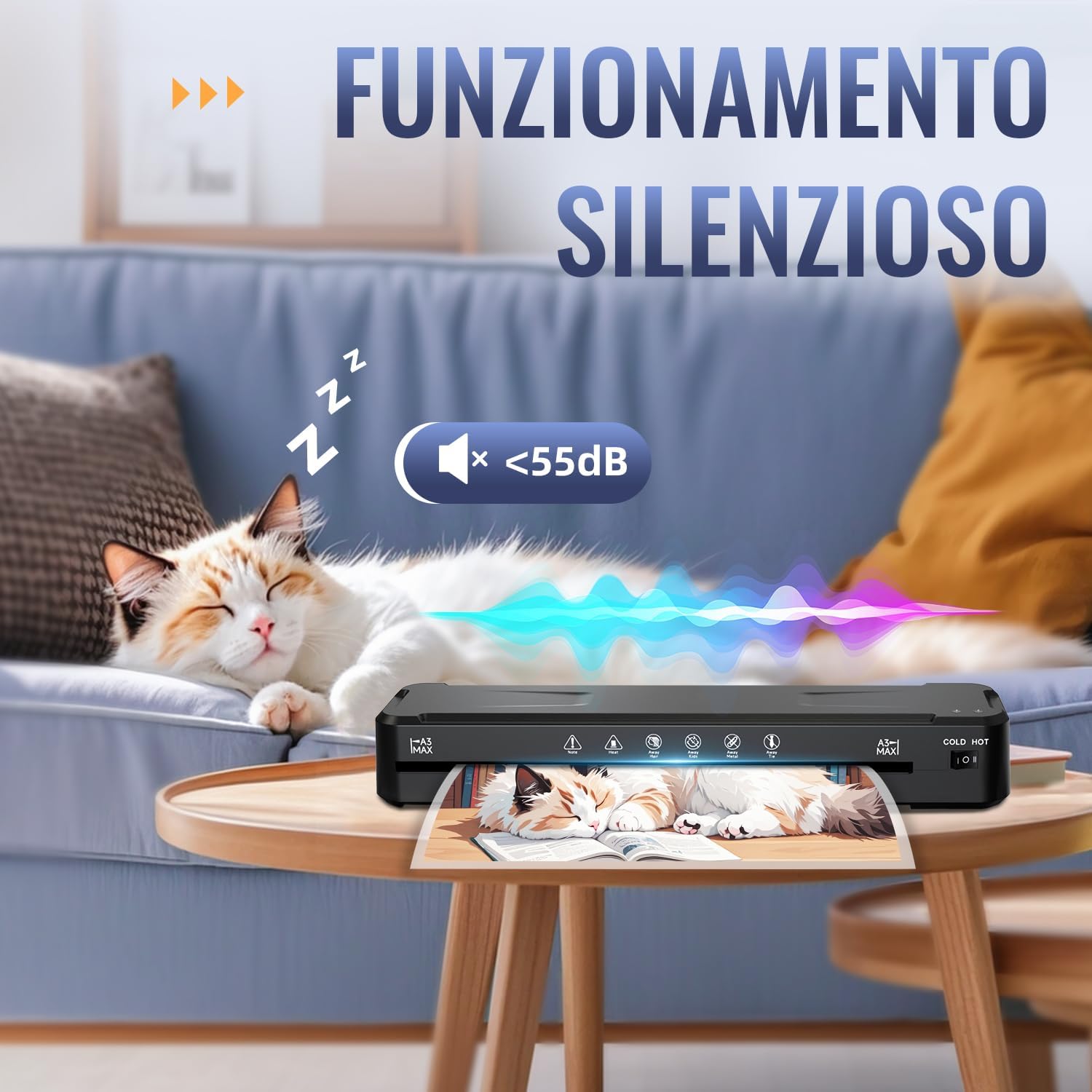 Thumbnail 2 de MAXDONE Plastificatrice A3 355 mm/min 📠