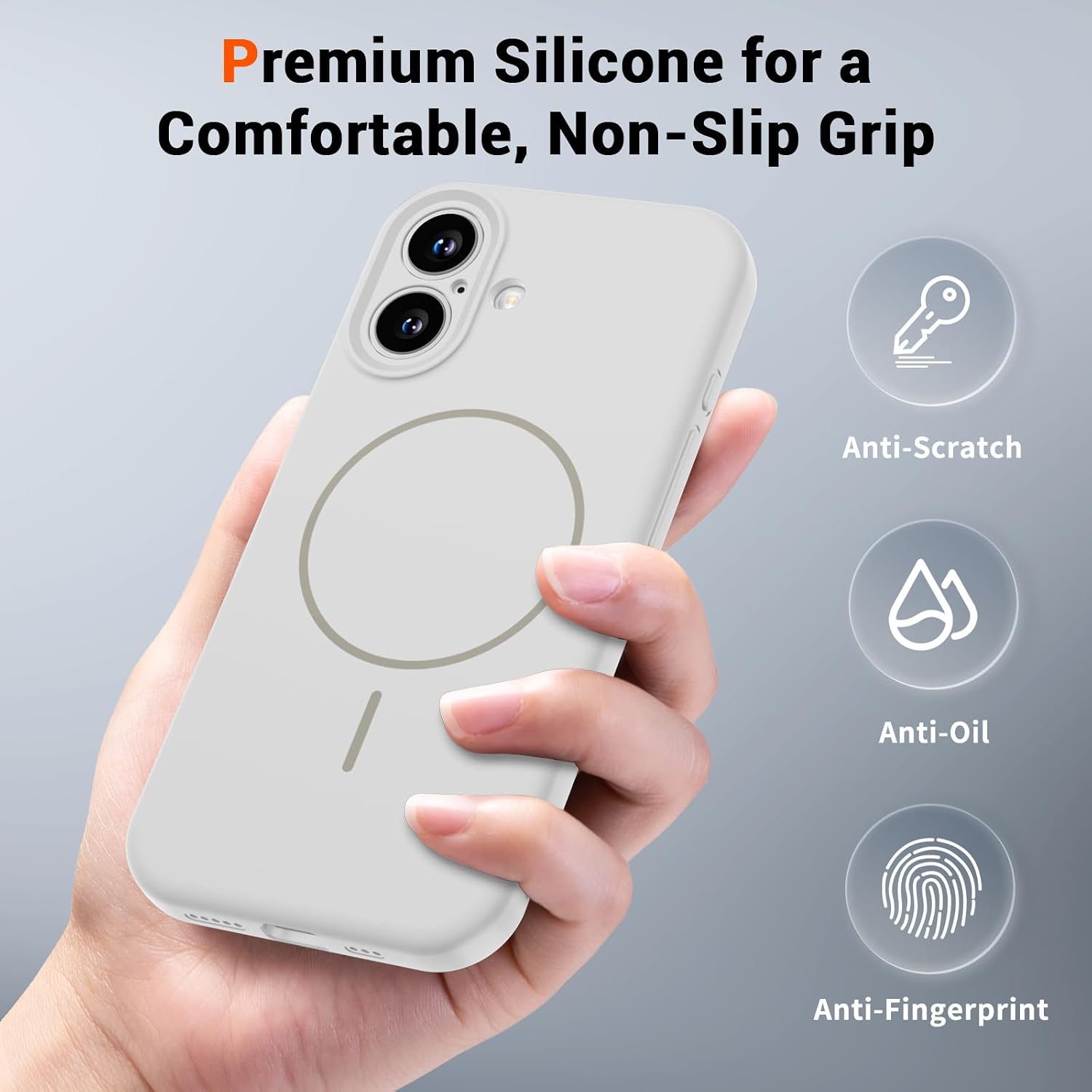 Thumbnail 6 de SUPFINE Magnetic Case for iPhone 17 (6.3") with MagSafe, Screen Protector, and Full Camera Protection