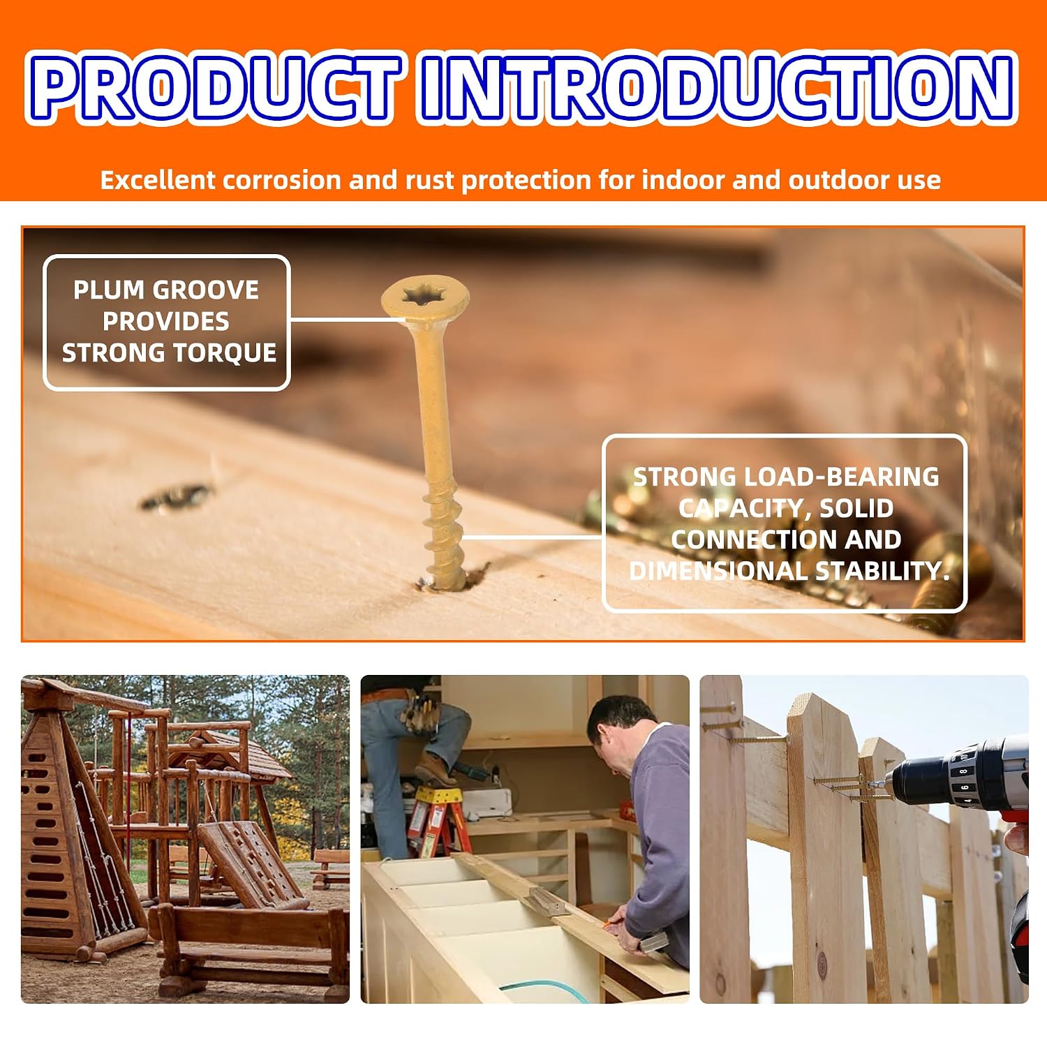 Thumbnail 6 de NexSync Wood Screws #10 x 3-inch