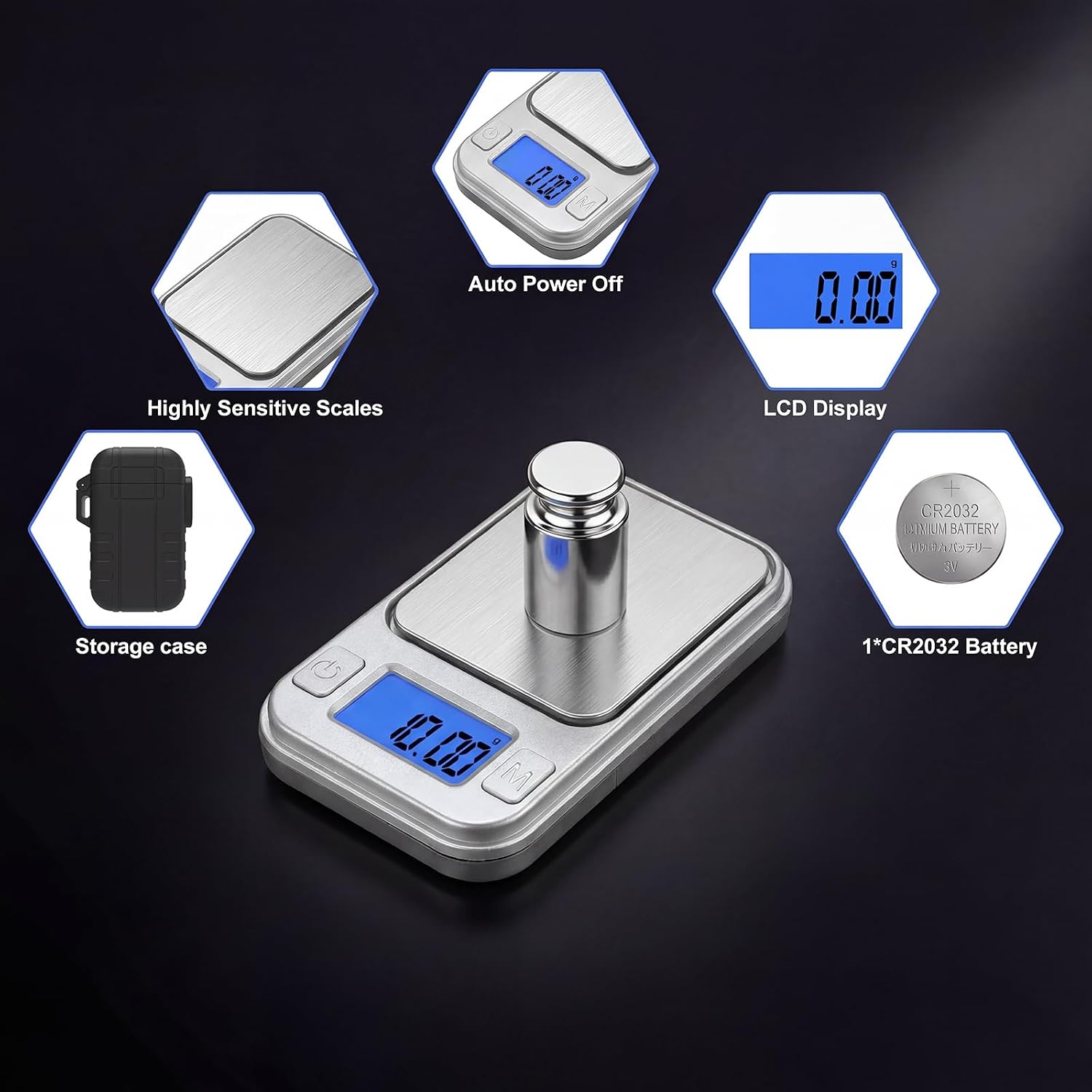 Detalle 2 de Diyife pocket scale 200 g