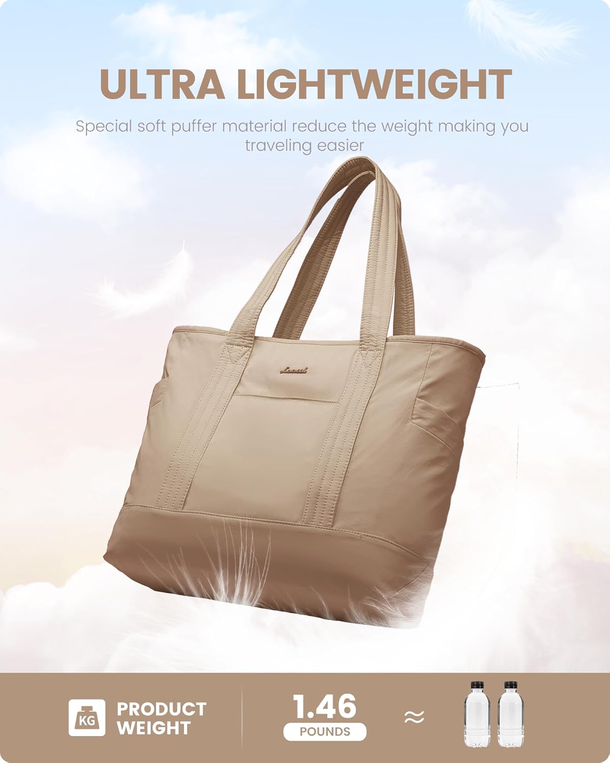Detalle 2 de LOVEVOOK Laptoptasche 17 Zoll Tasche