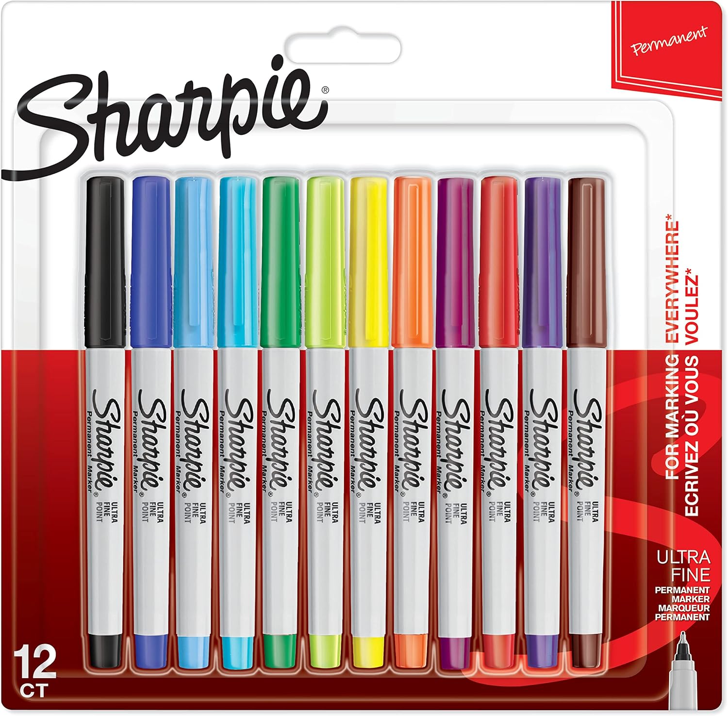 Thumbnail 4 de Sharpie pennarelli indelebili doppia punta 8 pezzi