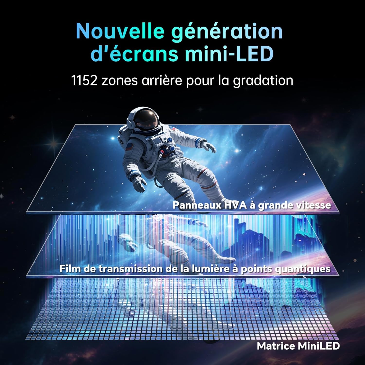 Thumbnail 1 de KTC Ecran 27" Mini LED 2K 180Hz