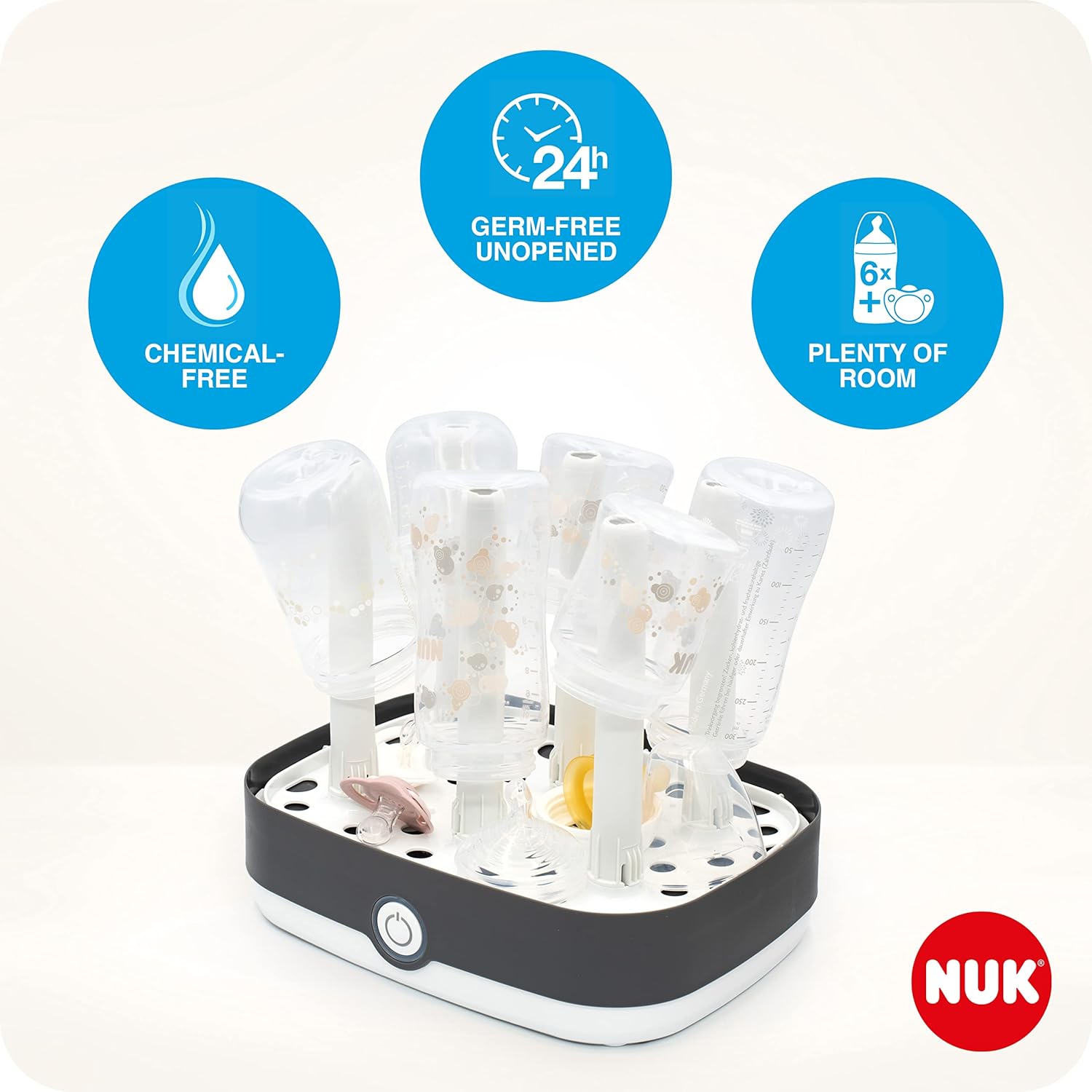 Detalle de NUK Vario Express Bottle Steriliser – 6 bottles