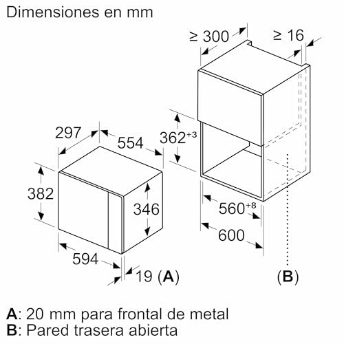 Thumbnail 5 de Balay 3CG5172B2 microondas integrable 20 L blanco 📺