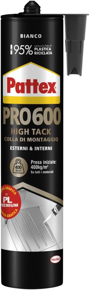 Detalle de Pattex PRO 600 Colla di montaggio 440g