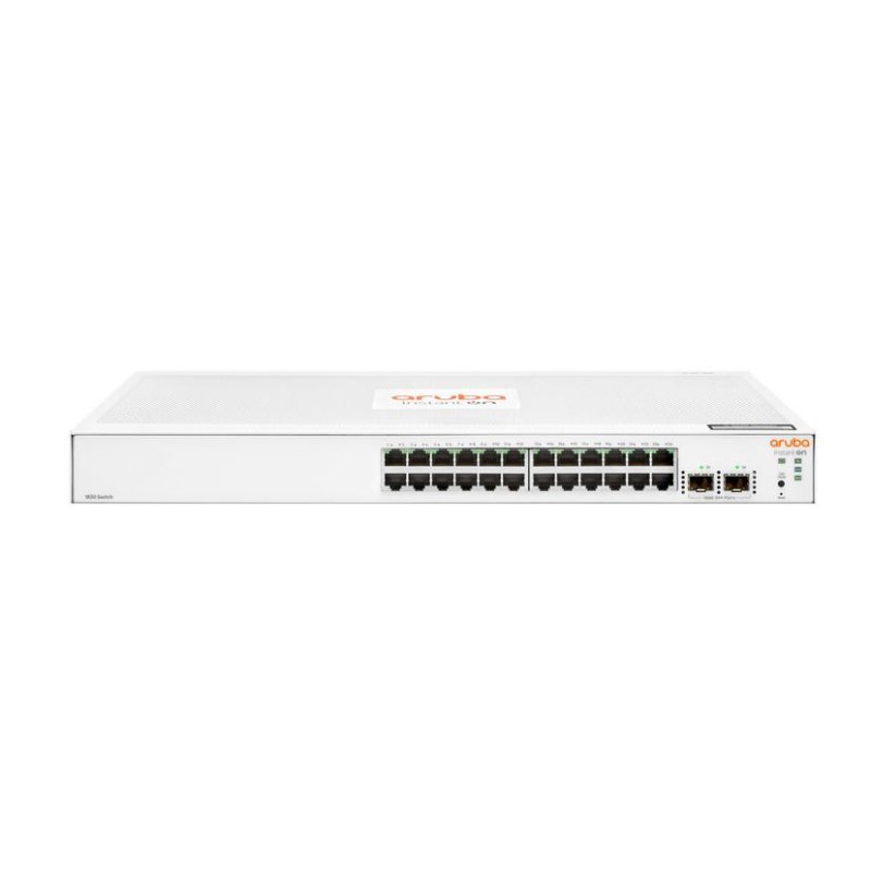 Detalle de HPE Instant On 1830 Switch: 24 ports Gigabit con 2 SFP, gestión L2 para pymes