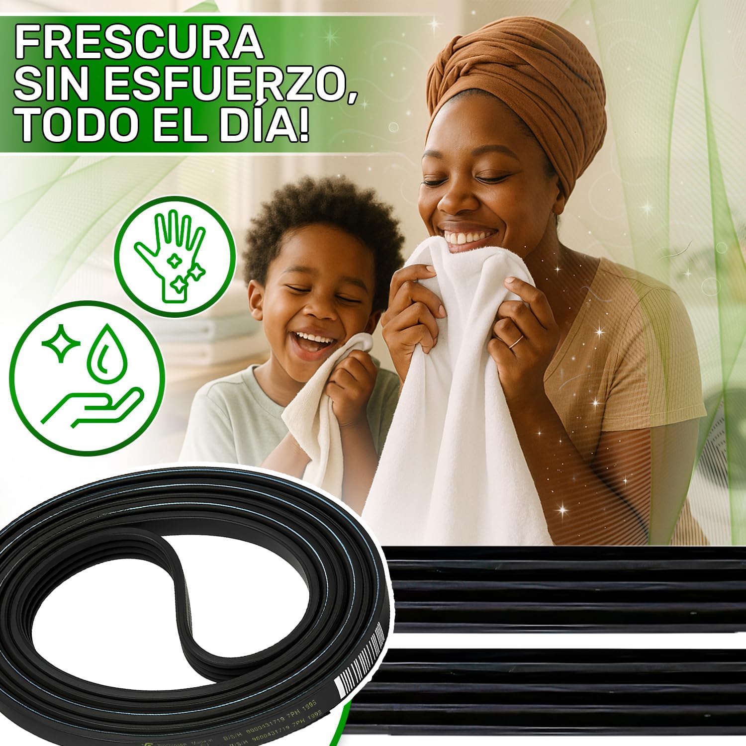 Thumbnail 6 de ONIX TECH correa Poly-V para secadora 1995 mm PH7 (cód. 00650499 / 650499)
