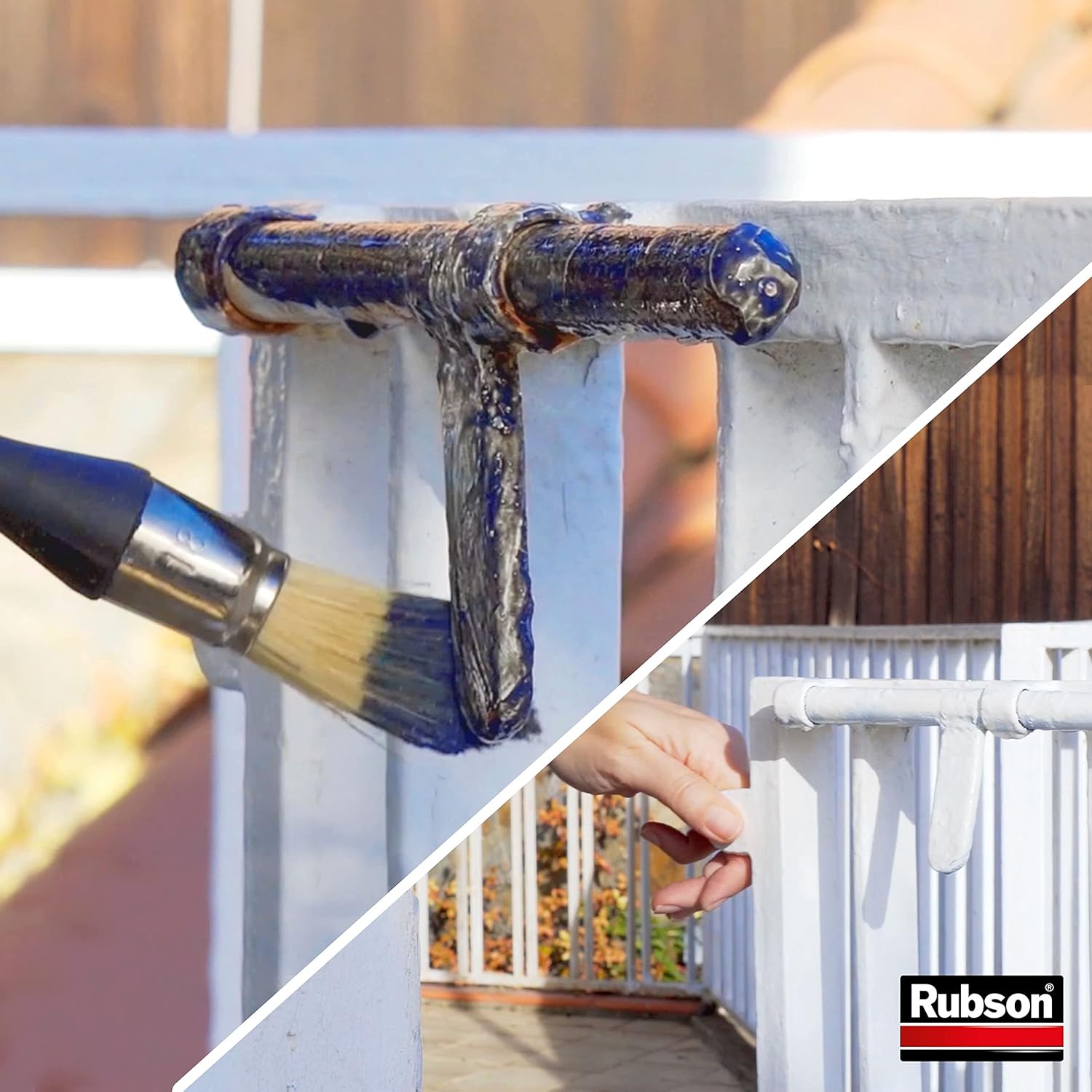 Thumbnail 3 de Rubson Frameto Stop-Rouille – traitement anti-rouille noir en bidon de 500 ml