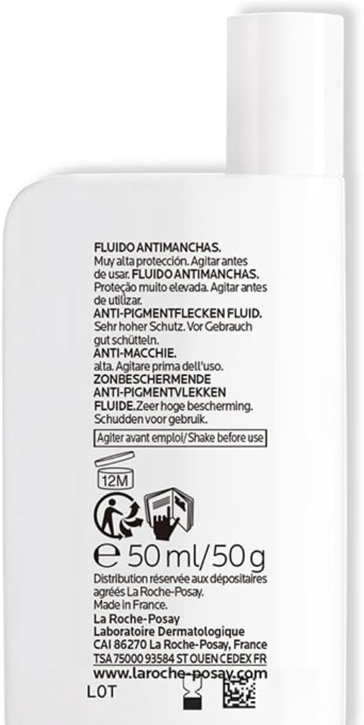 Detalle 2 de La Roche-Posay Anthelios Anti-Dark Spots Fluid SPF50+ Sunscreen