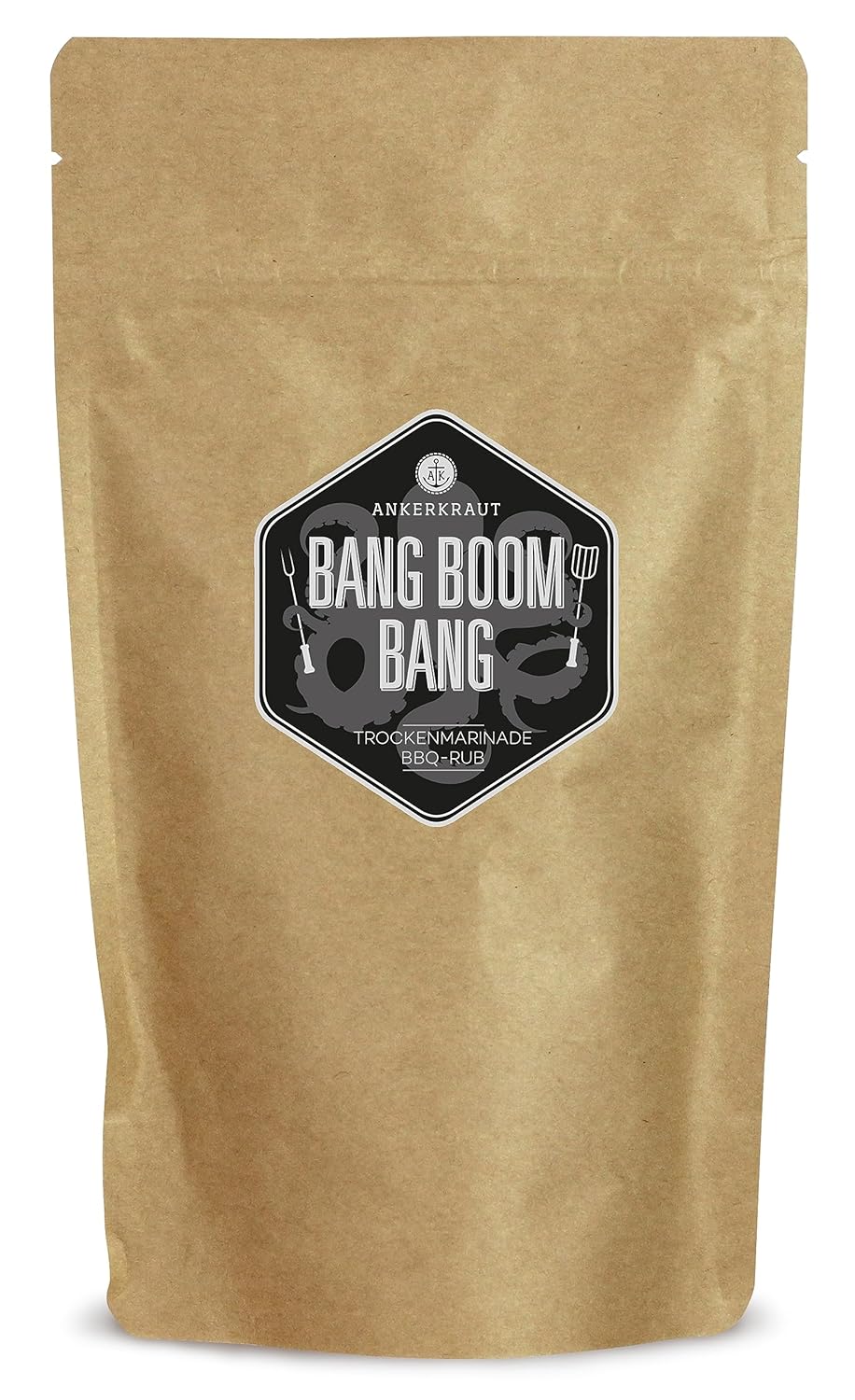 Detalle de Ankerkraut Bang Boom Bang – scharfer BBQ-Rub, 210 g im Streuer