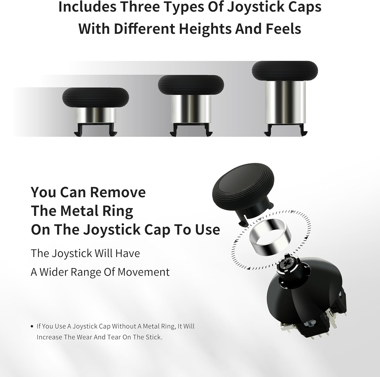 Thumbnail 6 de GuliKit TMR Magnetic Joysticks for Xbox Series X|S & Elite Series 2 Controller (anti-drift repair kit, 720° adjustable tension)