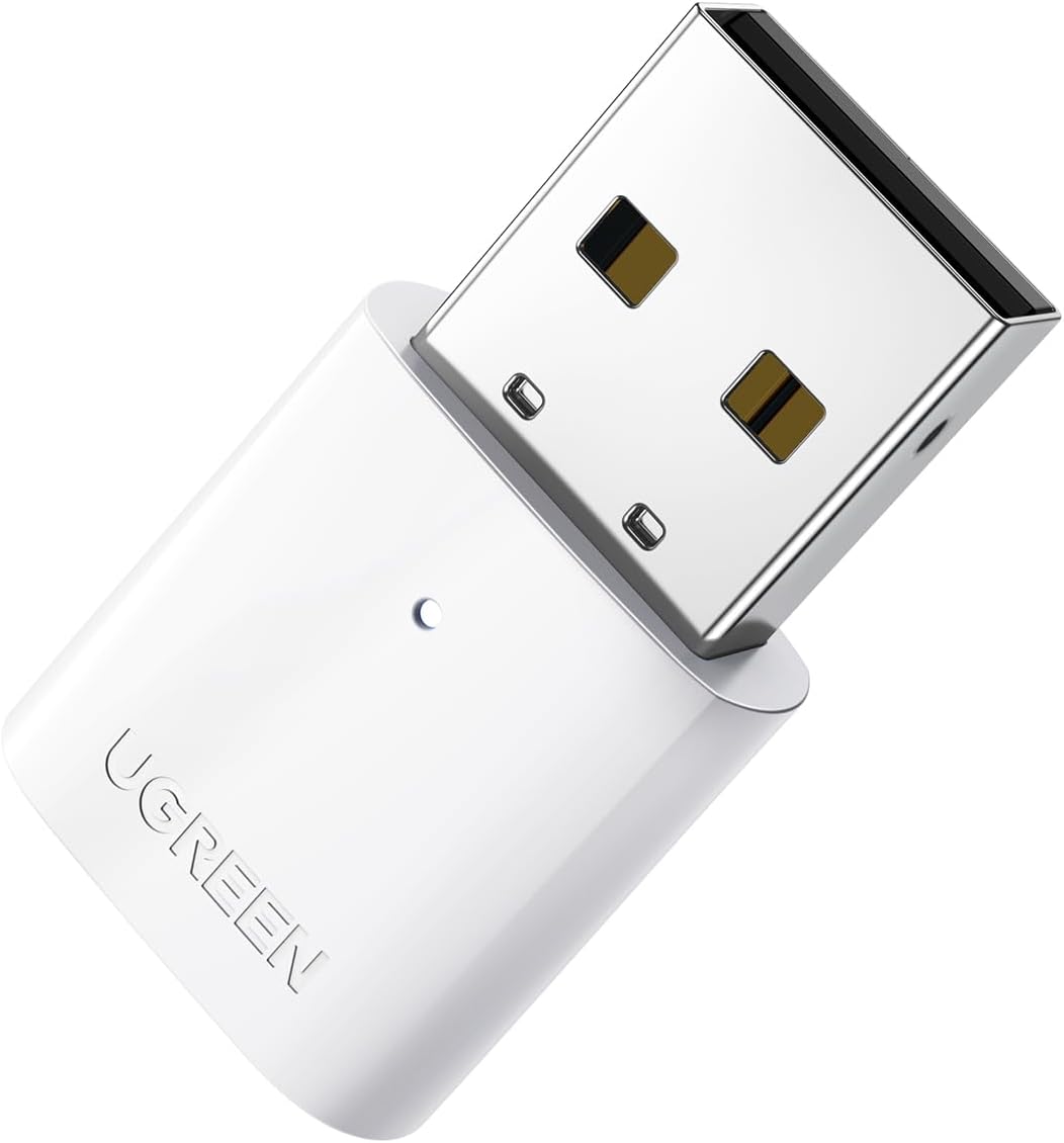 Detalle de UGREEN Dongle Bluetooth 5.0 PC 20 m
