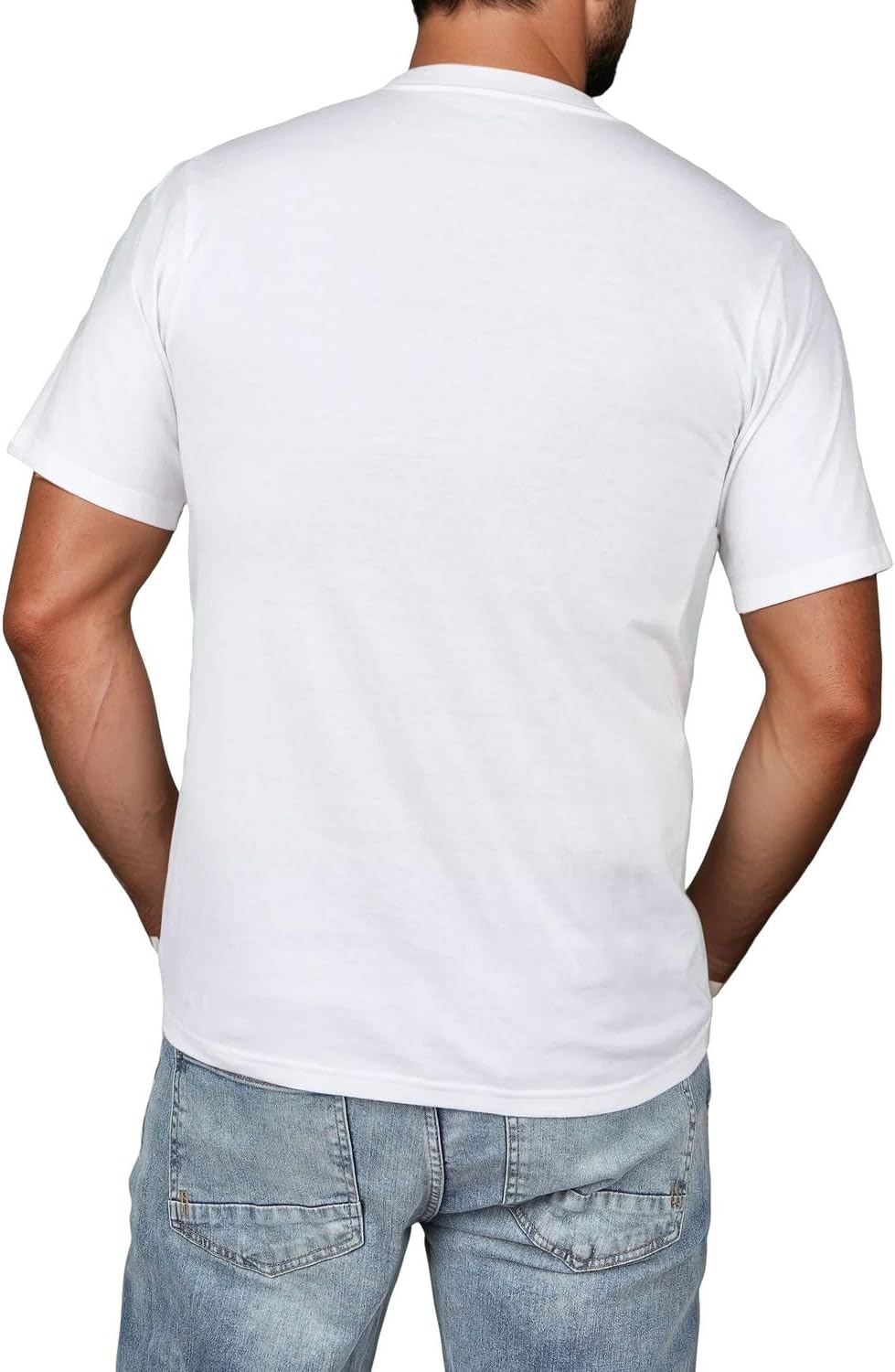 Thumbnail 2 de Jack & Jones Basic Regular Fit T-Shirt im 6er-Set – Rundhals, Schwarz/Weiß, Größen S–3XL
