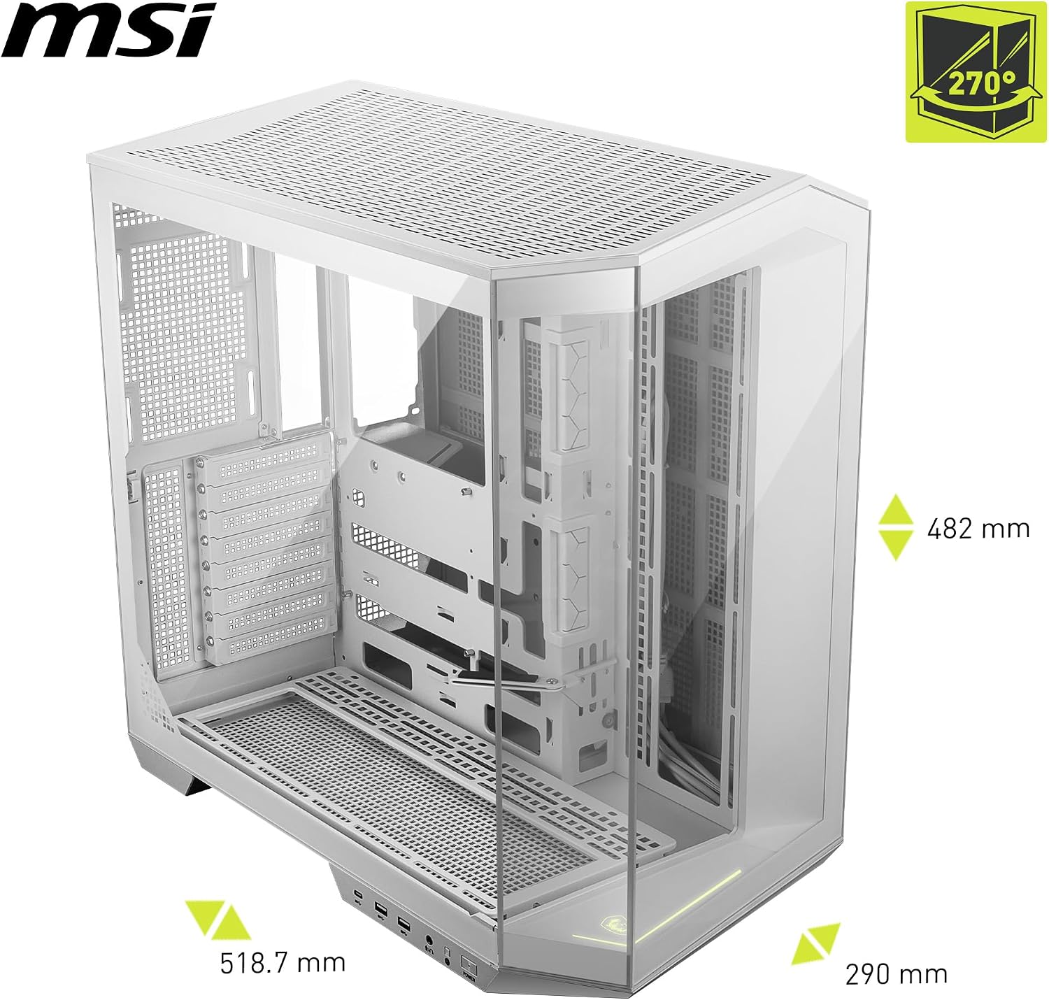 Detalle 2 de MSI MAG PANO 100L ATX White