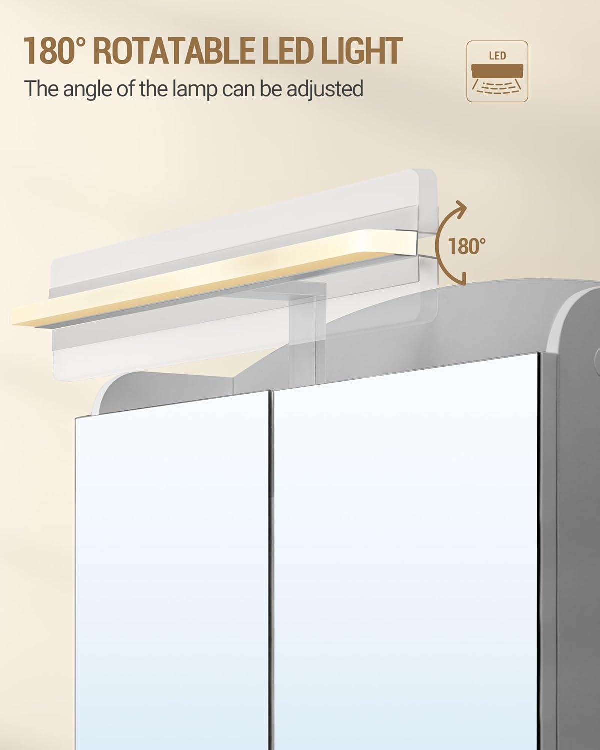 Thumbnail 4 de Hzuaneri MC10027XEU armoire murale 60 cm 🪞