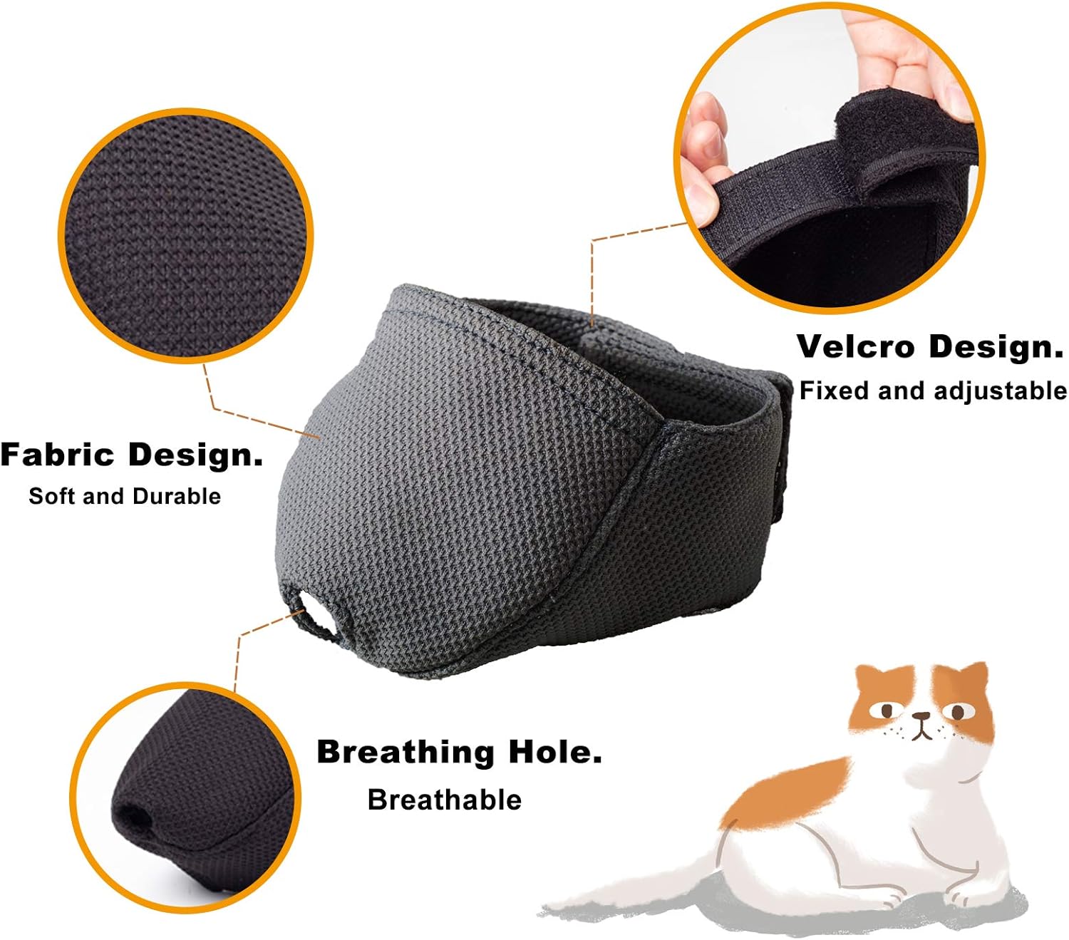 Detalle de OHCOZZY cat muzzle mask L blue