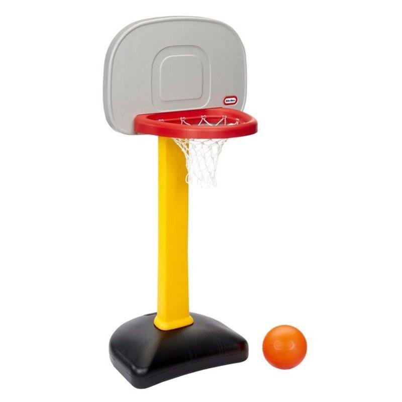 Detalle de Canasta de baloncesto infantil Little Tikes TotSports ajustable con balón
