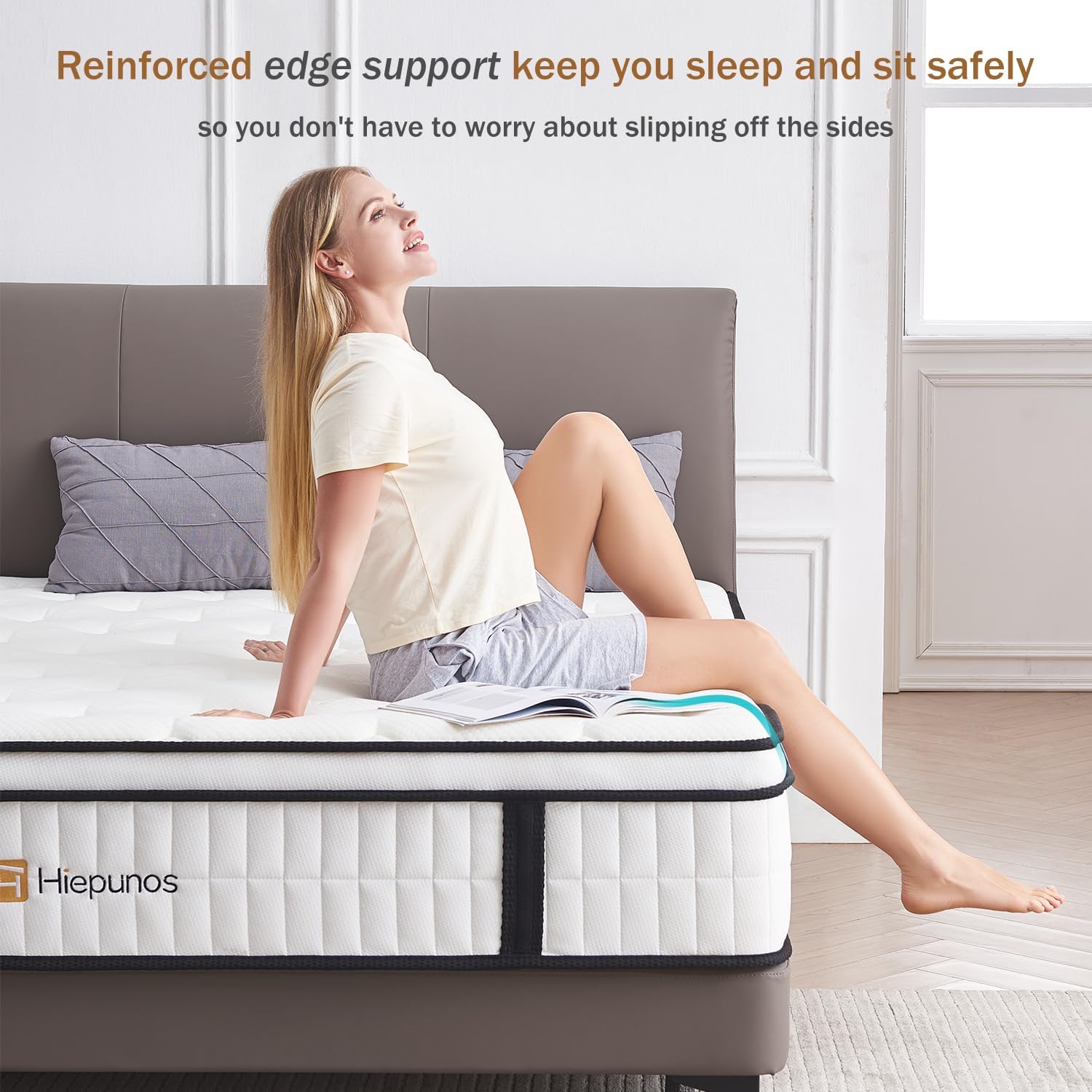 Detalle de Hiepunos Double Mattress 7-Zone 10.2 inch