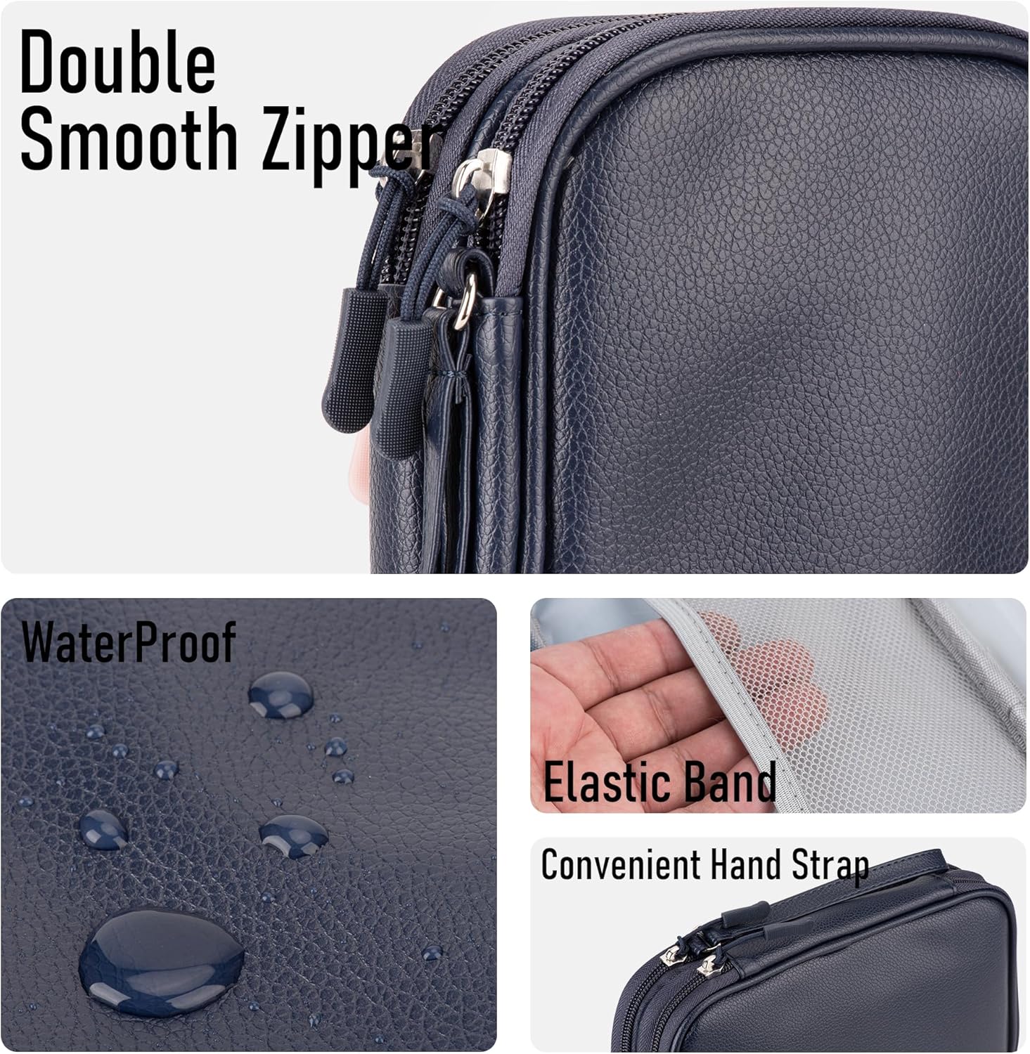 Thumbnail 4 de Arae PU Leather Travel Electronic Organizer 8.3