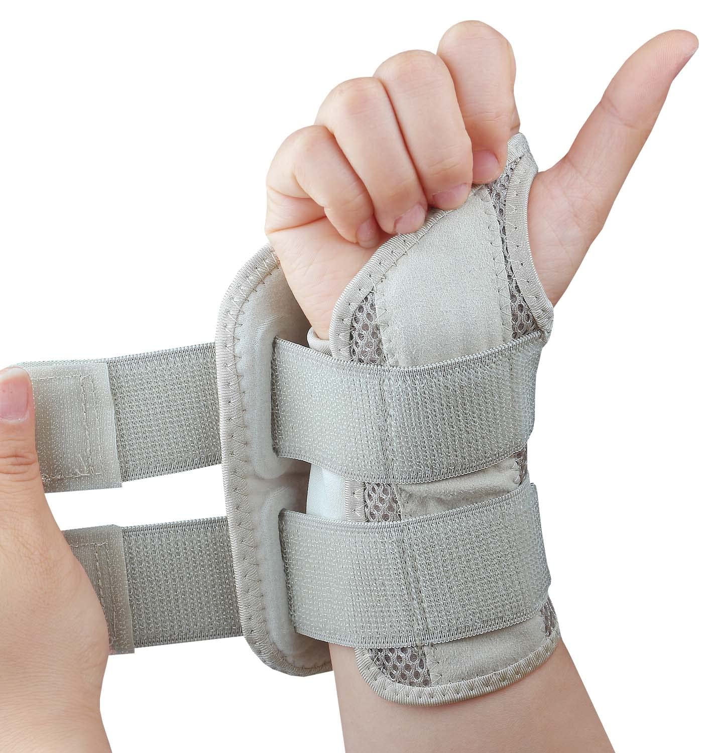 Detalle de Tianhengyi Wrist Brace for Carpal Tunnel, Right Hand S/M, Khaki
