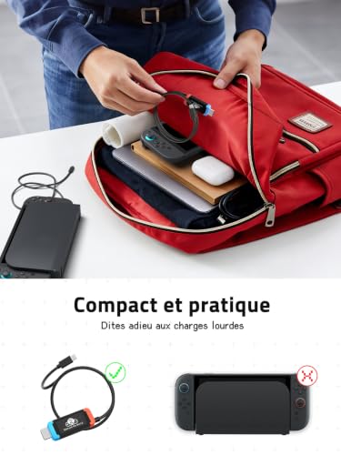 Thumbnail 6 de Lemorele Câble USB-C vers HDMI 1 m – 4K@60Hz, PD 100W, compatible Switch et plus