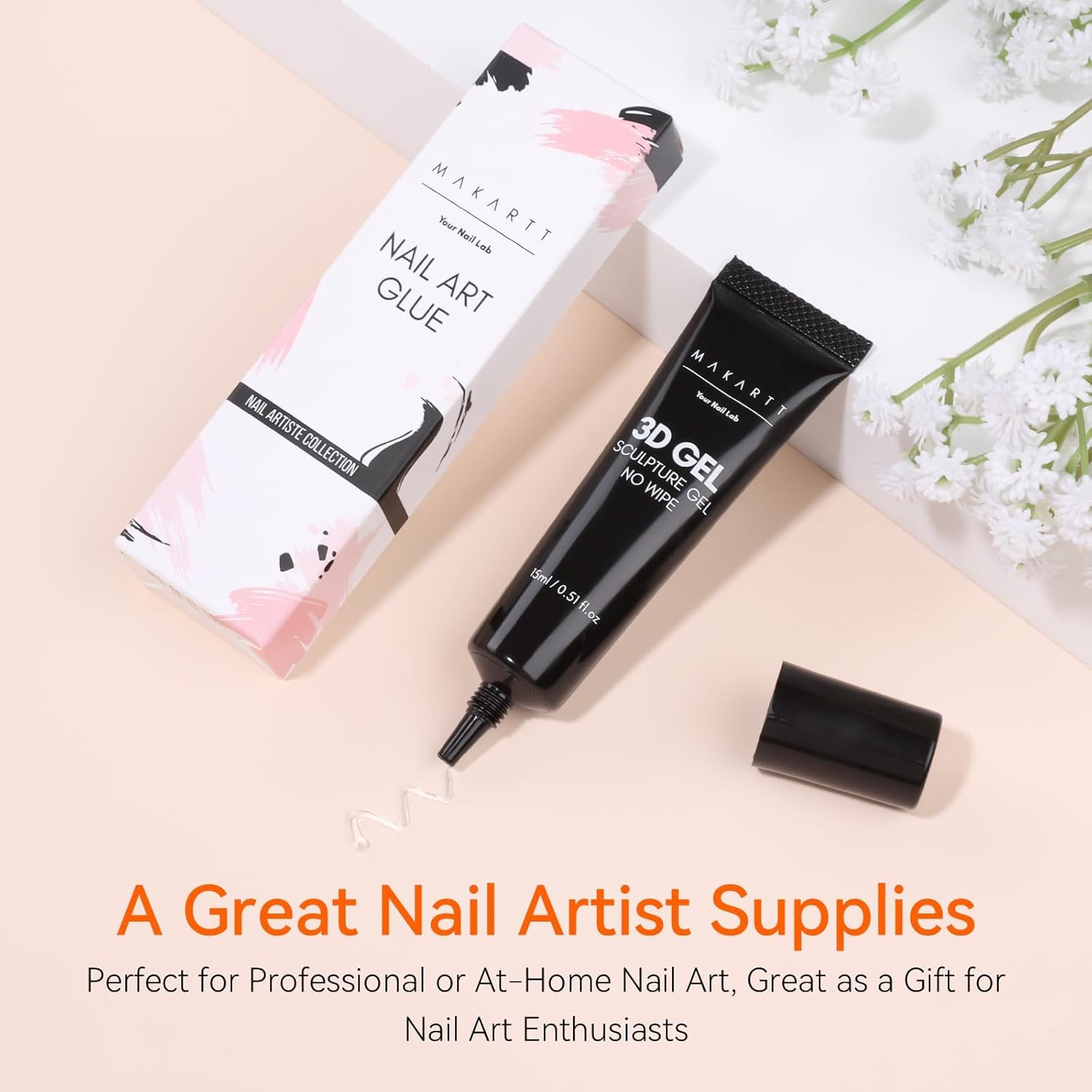 Thumbnail 6 de Makartt 3D Gel Nail Art 15 g Nagelkleber Gel đź’…