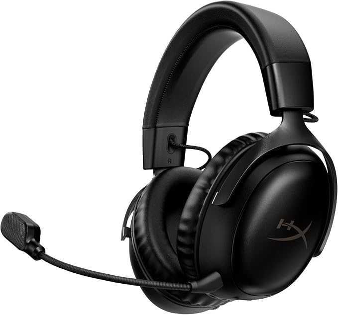 Detalle de HyperX Cloud III Wireless Auriculares Gaming, 120h, 2.4GHz, Negro