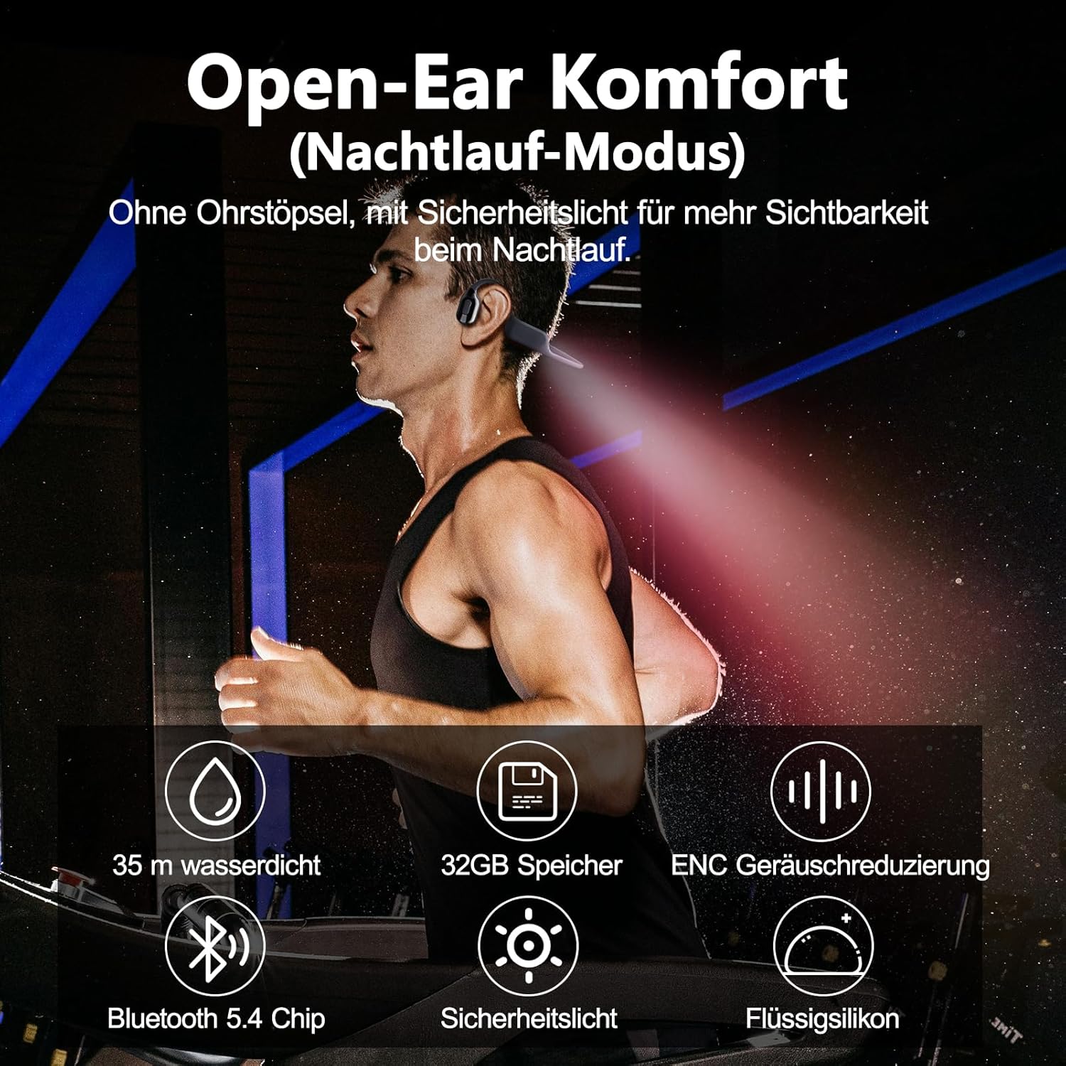 Thumbnail 5 de Knochenschall Bluetooth 6.0 Kopfhörer IPX8 ⚡