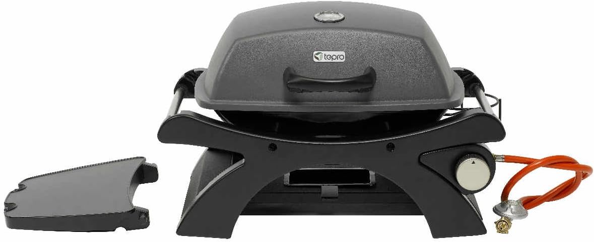 Detalle 2 de tepro Tischgasgrill Abington (klein) – kompakt, leistungsstark und mobil
