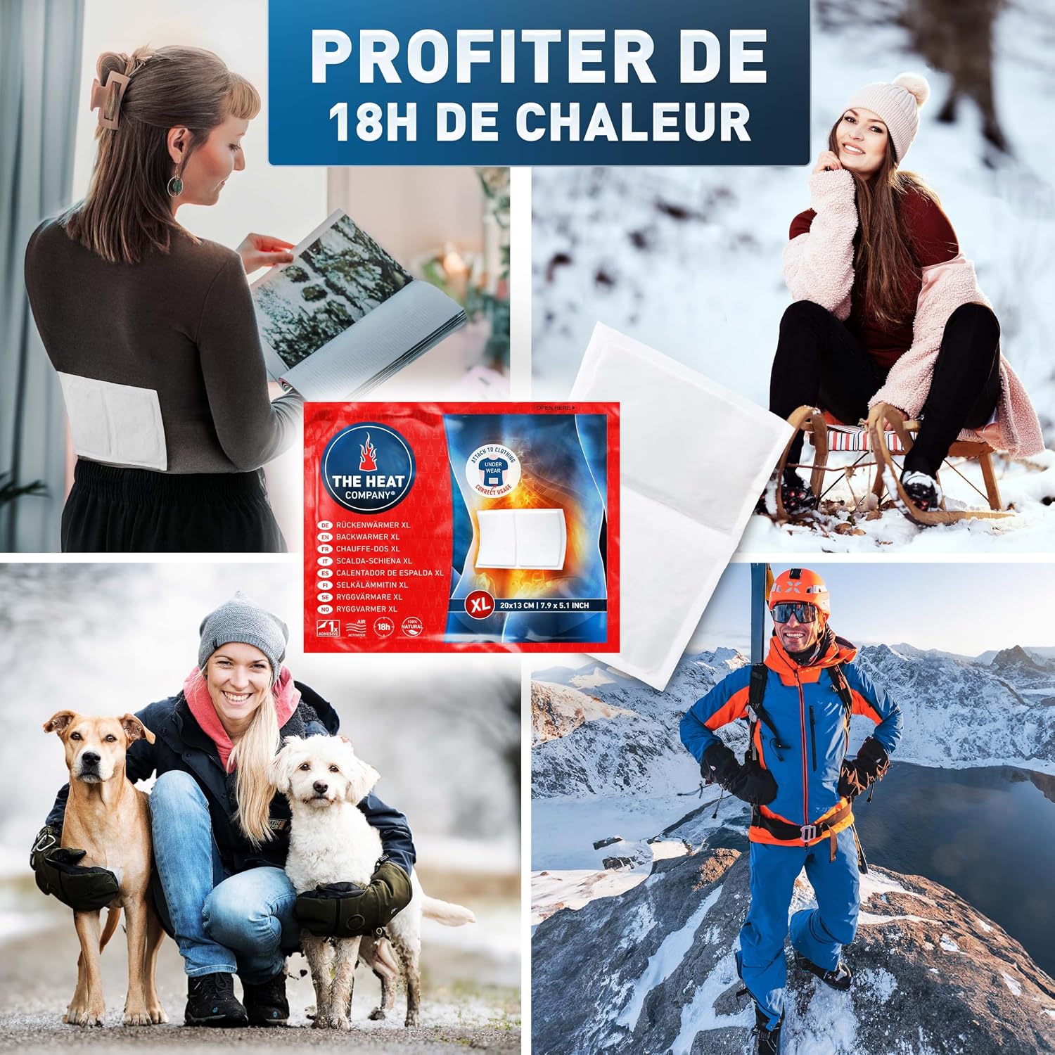 Detalle 2 de THE HEAT COMPANY Chauffe-dos XL 18h