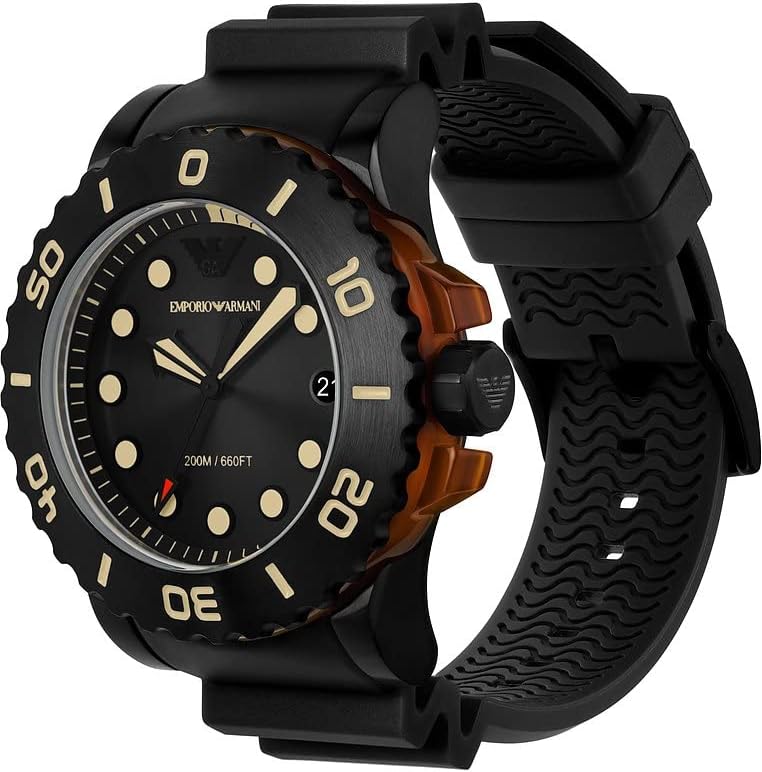 Detalle 2 de Emporio Armani Orologio Uomo movimento al quarzo, cassa 46 mm e datario
