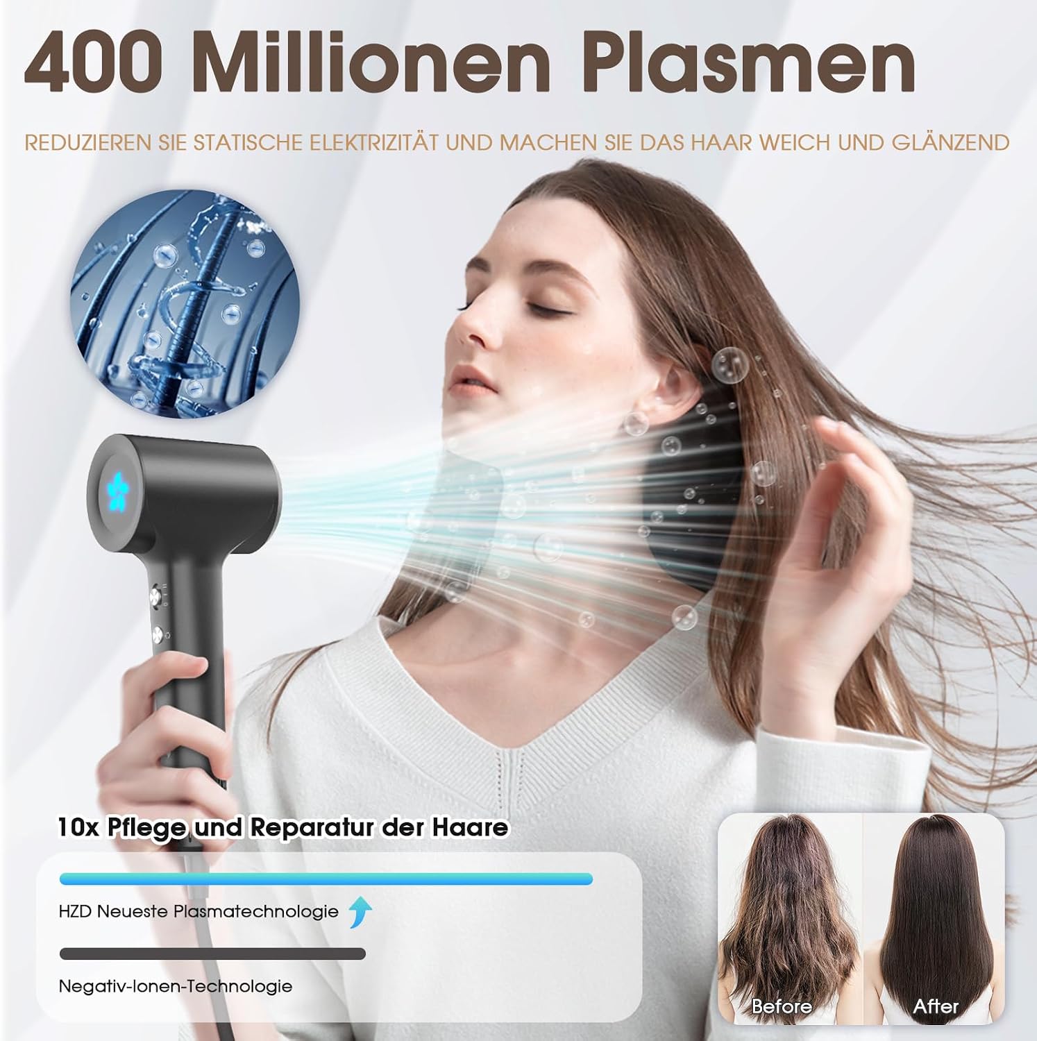 Thumbnail 2 de Ionen Föhn 110000 U/min 57dB Haarfön