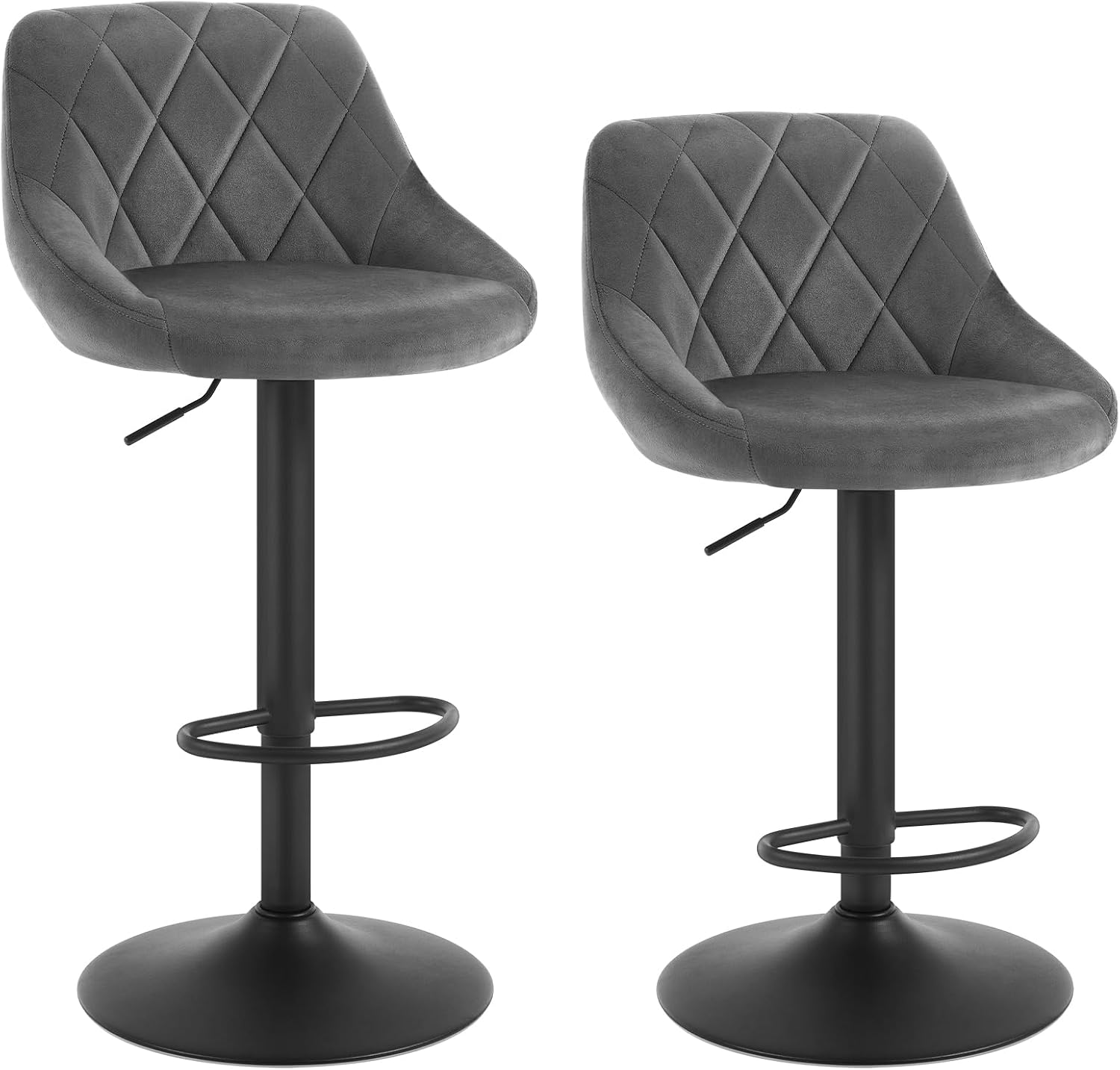 Detalle de WOLTU Barhocker 2er Set mit Lehne