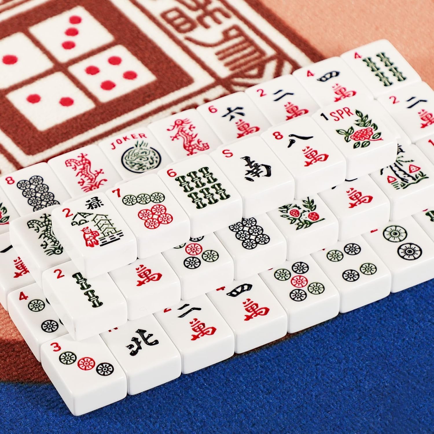 Thumbnail 3 de GUSTARIA 1.2" American Mahjong Tiles - 166 Tiles (Tiles Only, No Dice or Accessories)