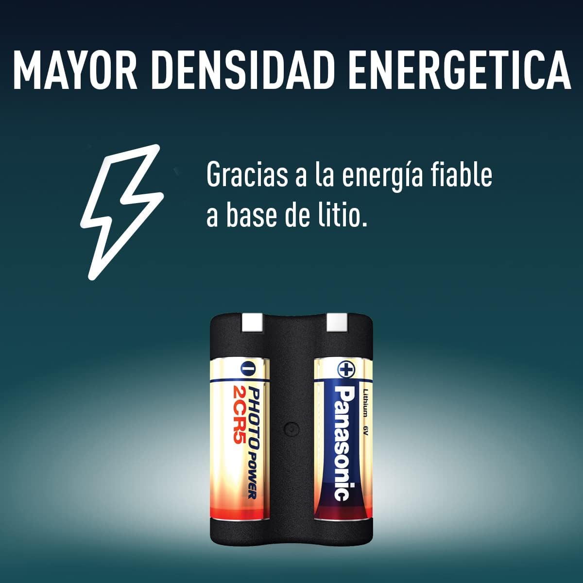 Thumbnail 4 de Panasonic 2CR5 6 V Batería de litio para foto