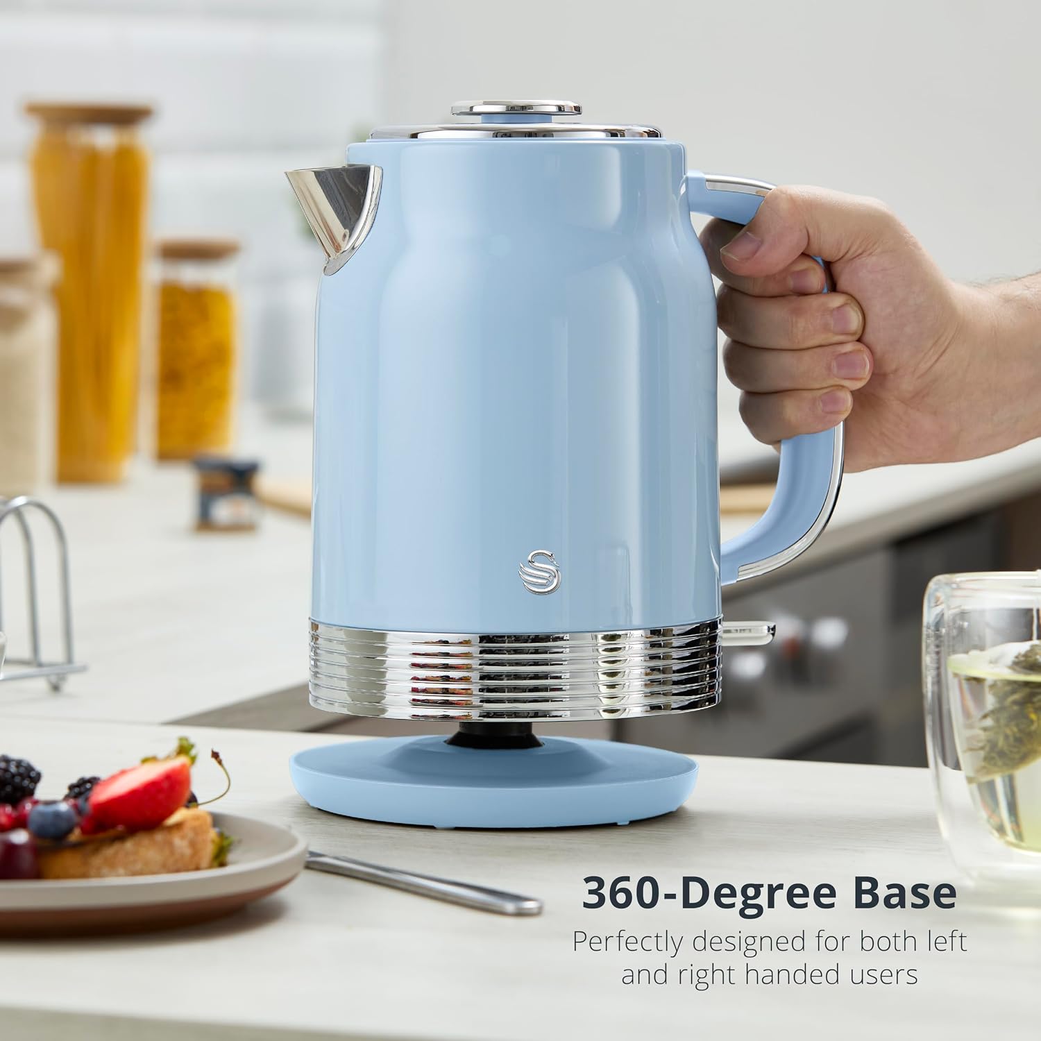 Detalle 2 de Swan SK19025BLU 1.7L jug kettle