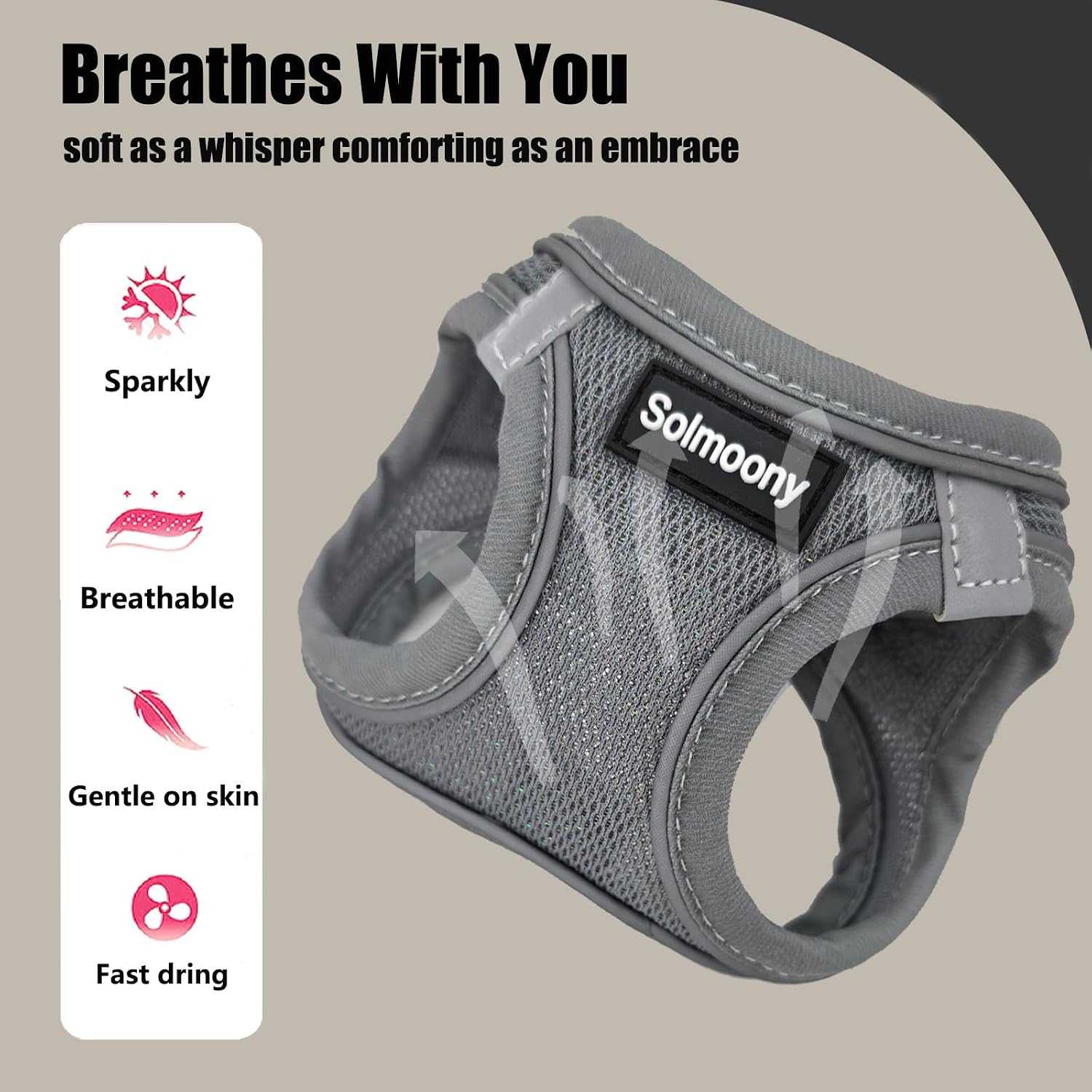 Detalle 2 de Solmoony Dog Harness and Leash Set XXS