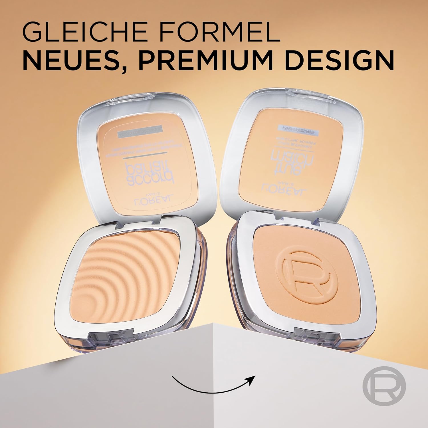 Detalle 2 de L'Oréal Paris True Match Mattierendes Kompaktpuder Nr. 2.N mit LSF 8 (9 g) inkl. Spiegel & Schwämmchen