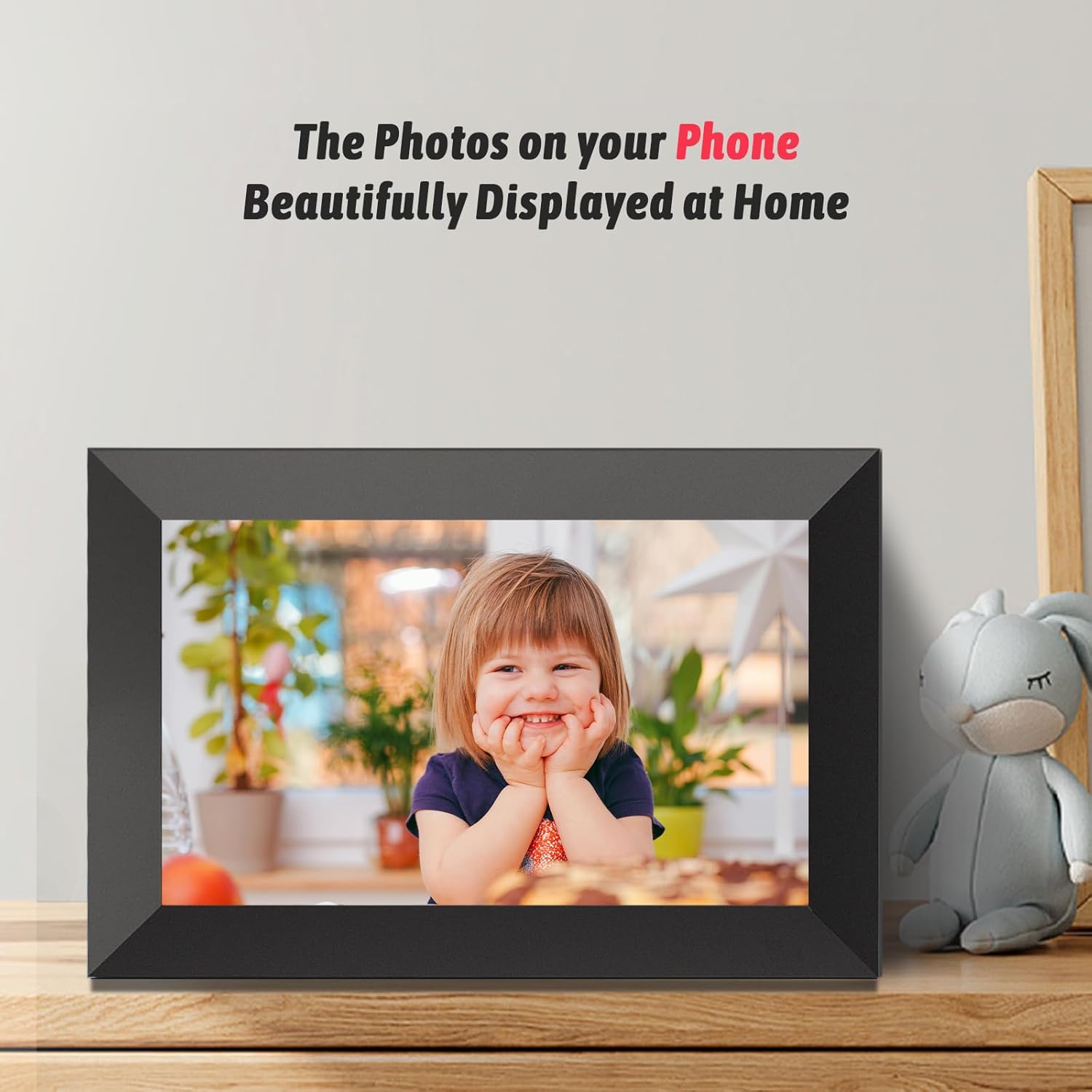 Thumbnail 1 de ACDOKE 10,1 Zoll Digitaler Bilderrahmen WLAN