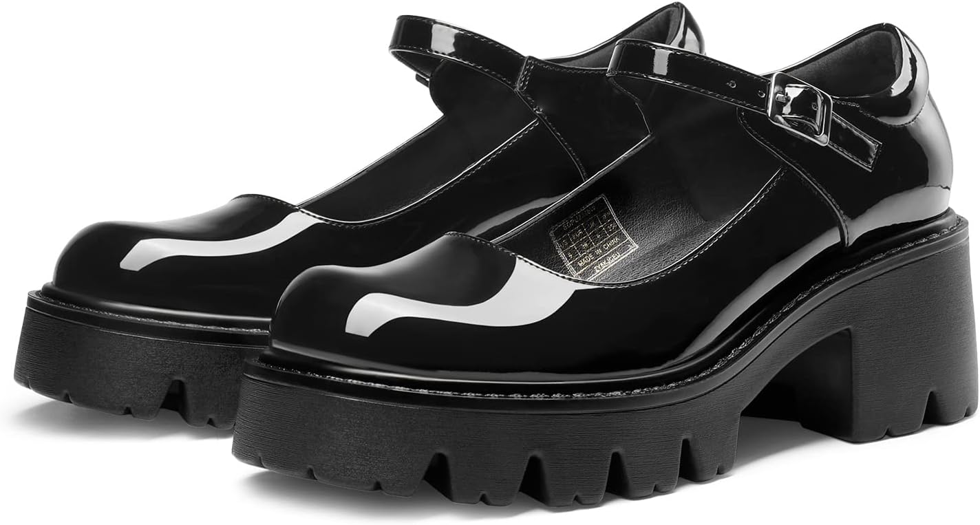 Thumbnail 4 de DREAM PAIRS Esther Mary Janes 2.6-inch heel 👠