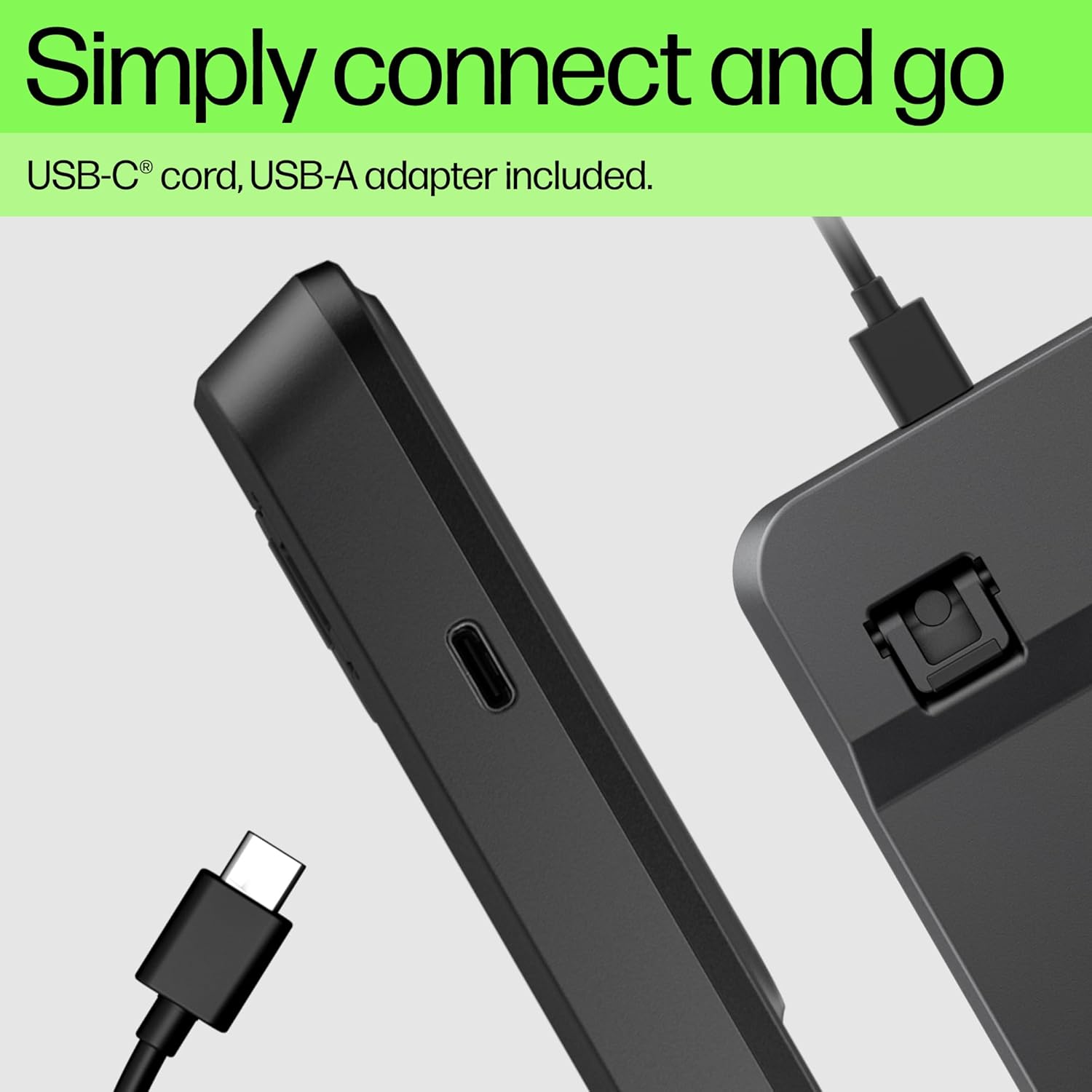 Thumbnail 4 de HP 400 Backlit Wired Keyboard (UK layout) with Warm White LEDs, 12 Programmable Keys, USB-C/USB-A