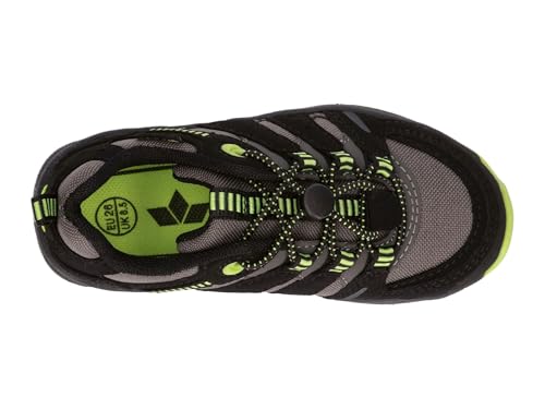 Detalle de Lico Fremont Trekking- & Wanderhalbschuhe Unisex, Grau/Schwarz/Lemon – Größe 37 EU