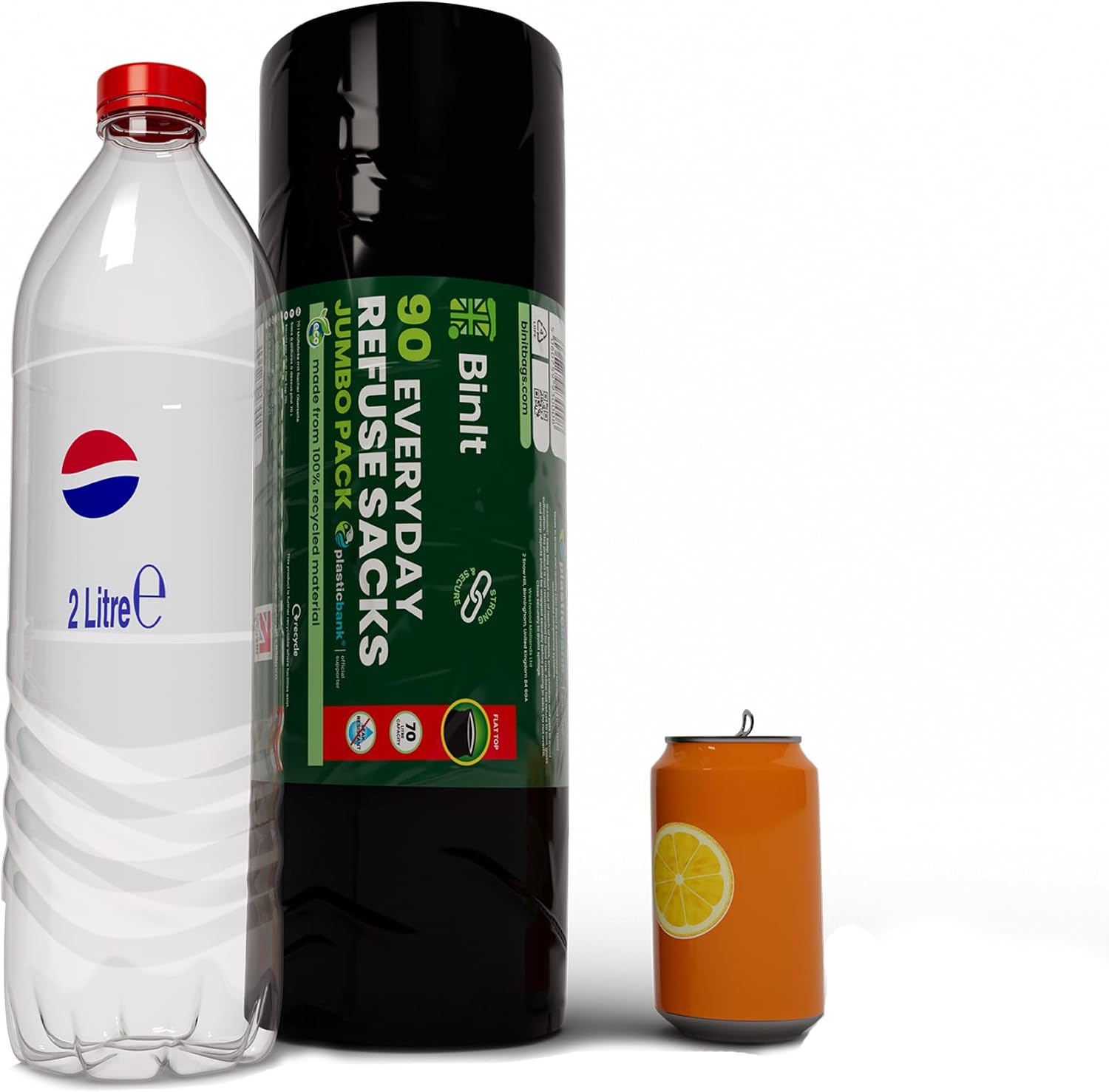 Detalle 2 de BIN IT 90 Jumbo Pack 70L Bin Bags